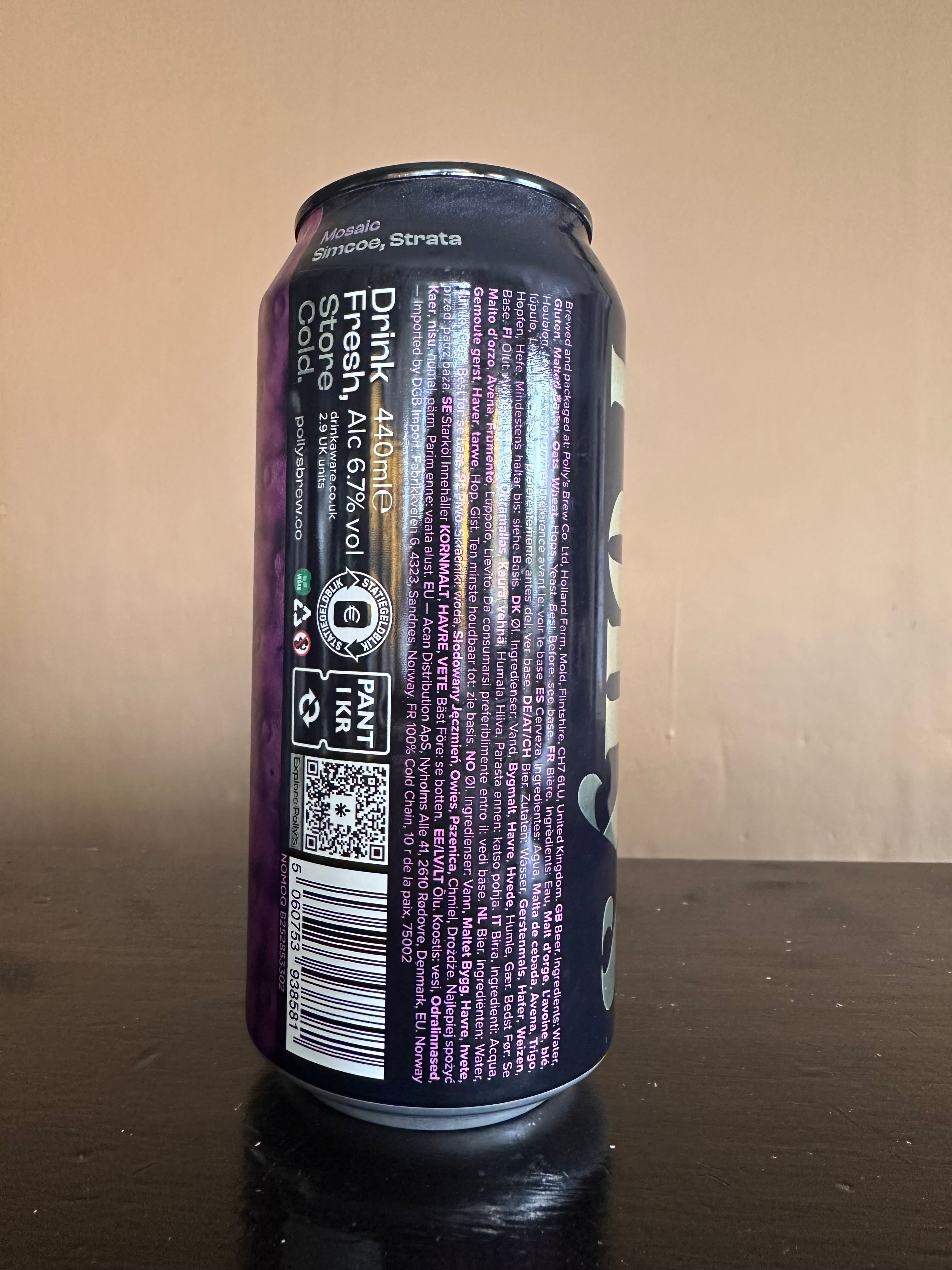 Polly’s Less Reverb IPA 6.7%