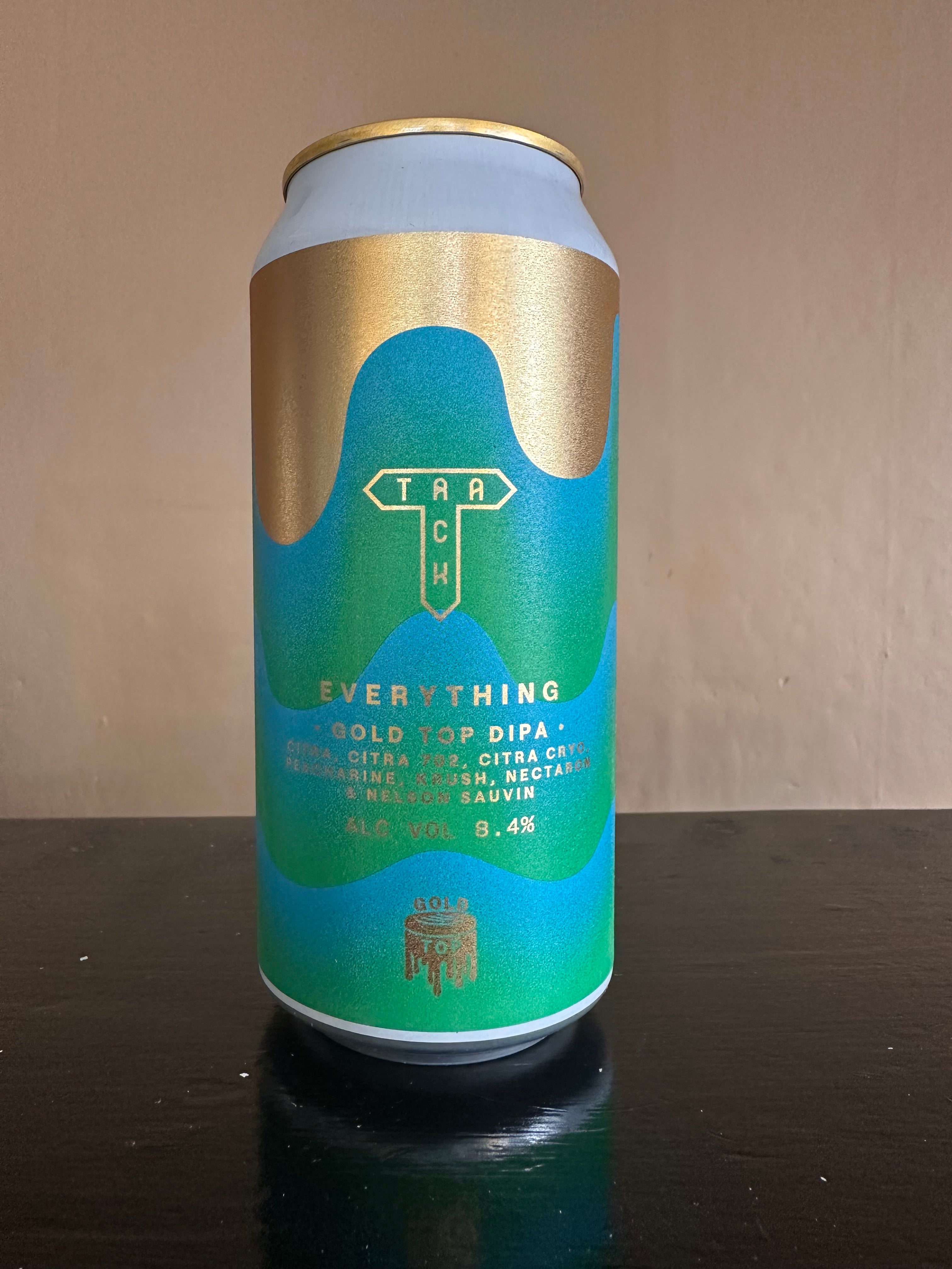 Track Everything Gold Top DIPA 8.4%