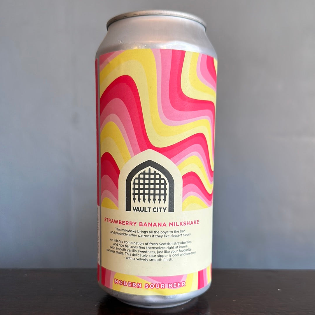 Vault City Strawberry Banana Milkshake Sour 5.8%