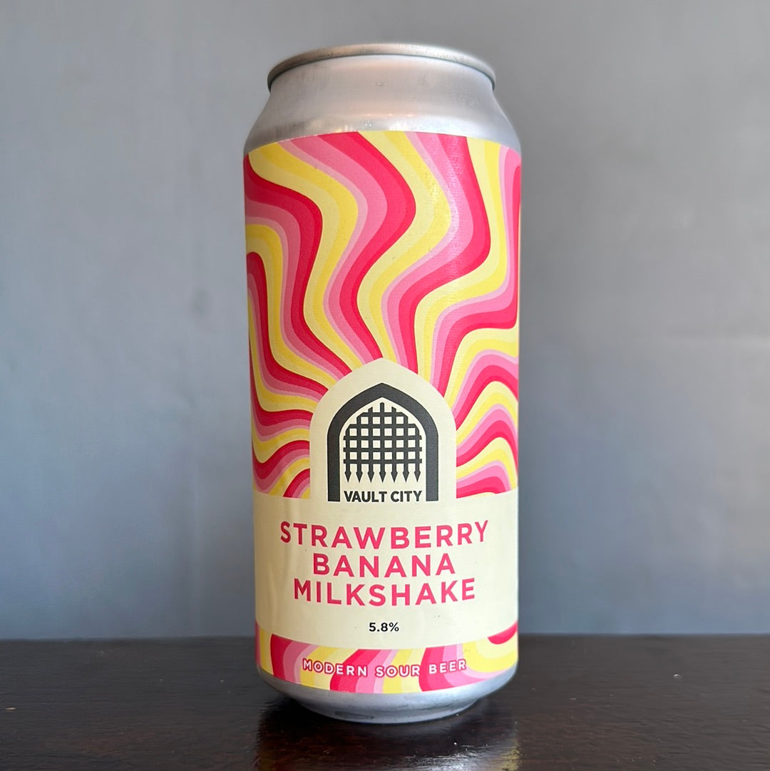 Vault City Strawberry Banana Milkshake Sour 5.8%
