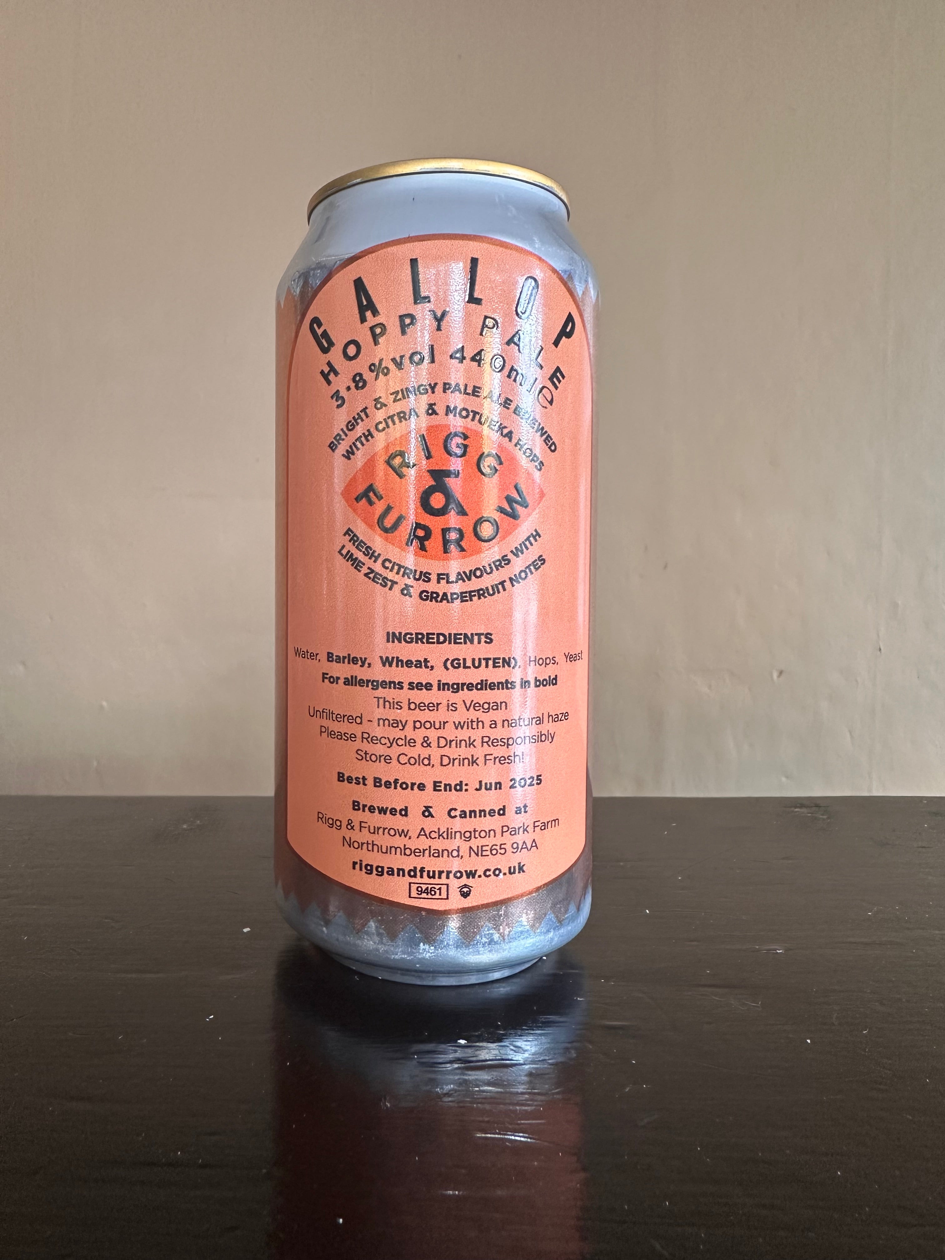 Rigg & Furrow Gallop Hoppy Pale 3.8%