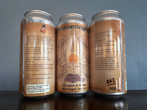 Sinnister Overnumerousness Barrel Aged Imperial Stout with Orange and Chocolate 11.5%