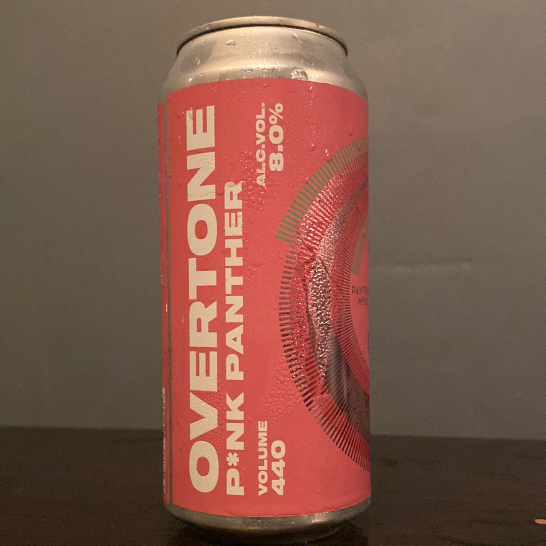 Overtone Pink Panther Strawberry Oat Milk Ice Cream Smoothie Sour 8%