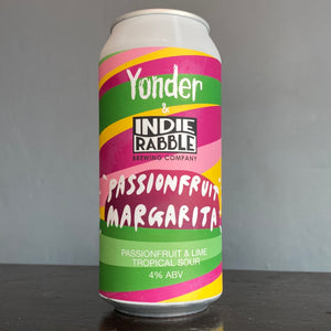 Yonder X Indie Rabble Passionfruit Margarita Tropical Sour 4%