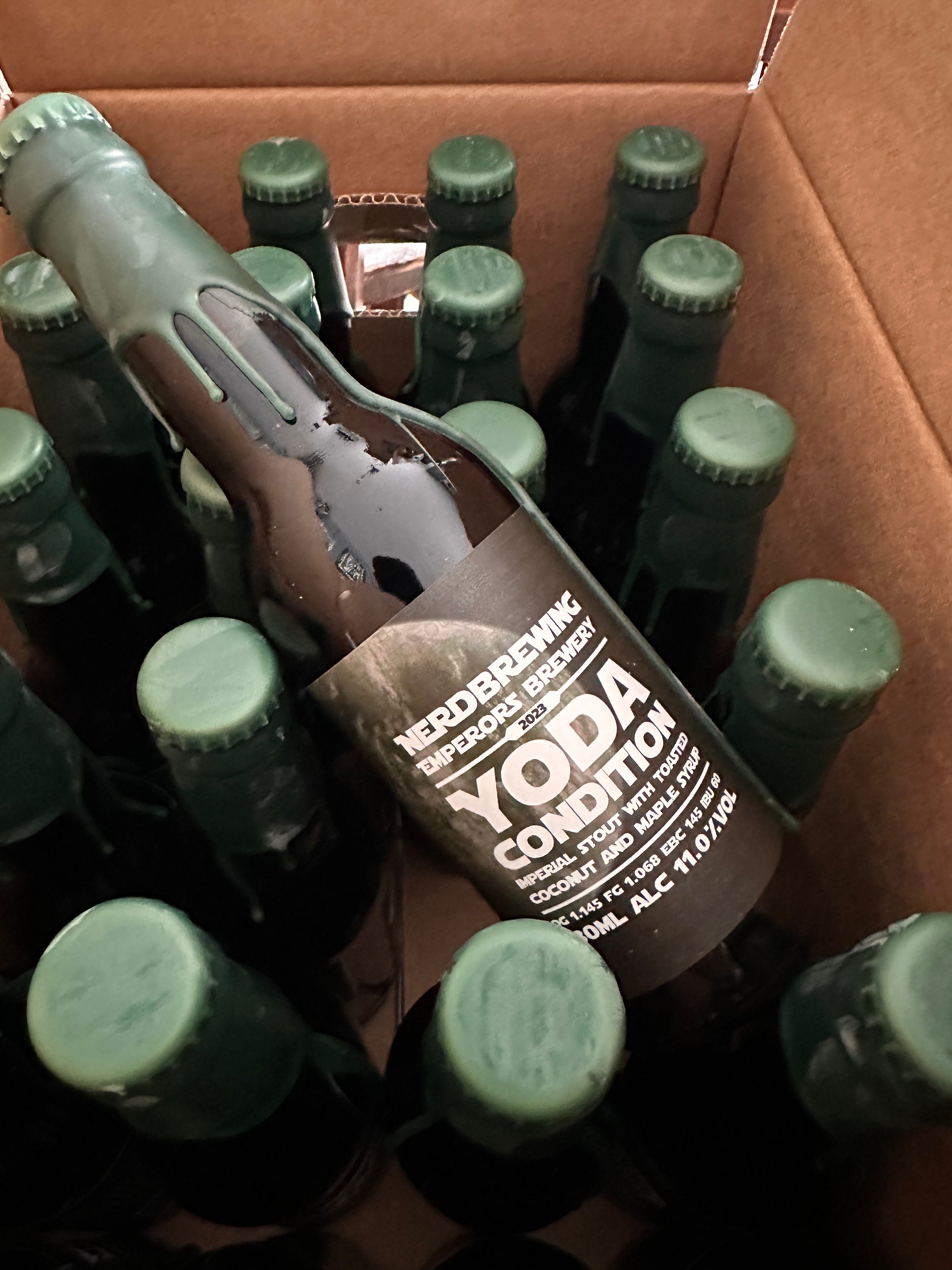 Nerd Brewing x Emperor’s Yoda Condition 2023 Imperial Stout with Coconut and Maple 11%