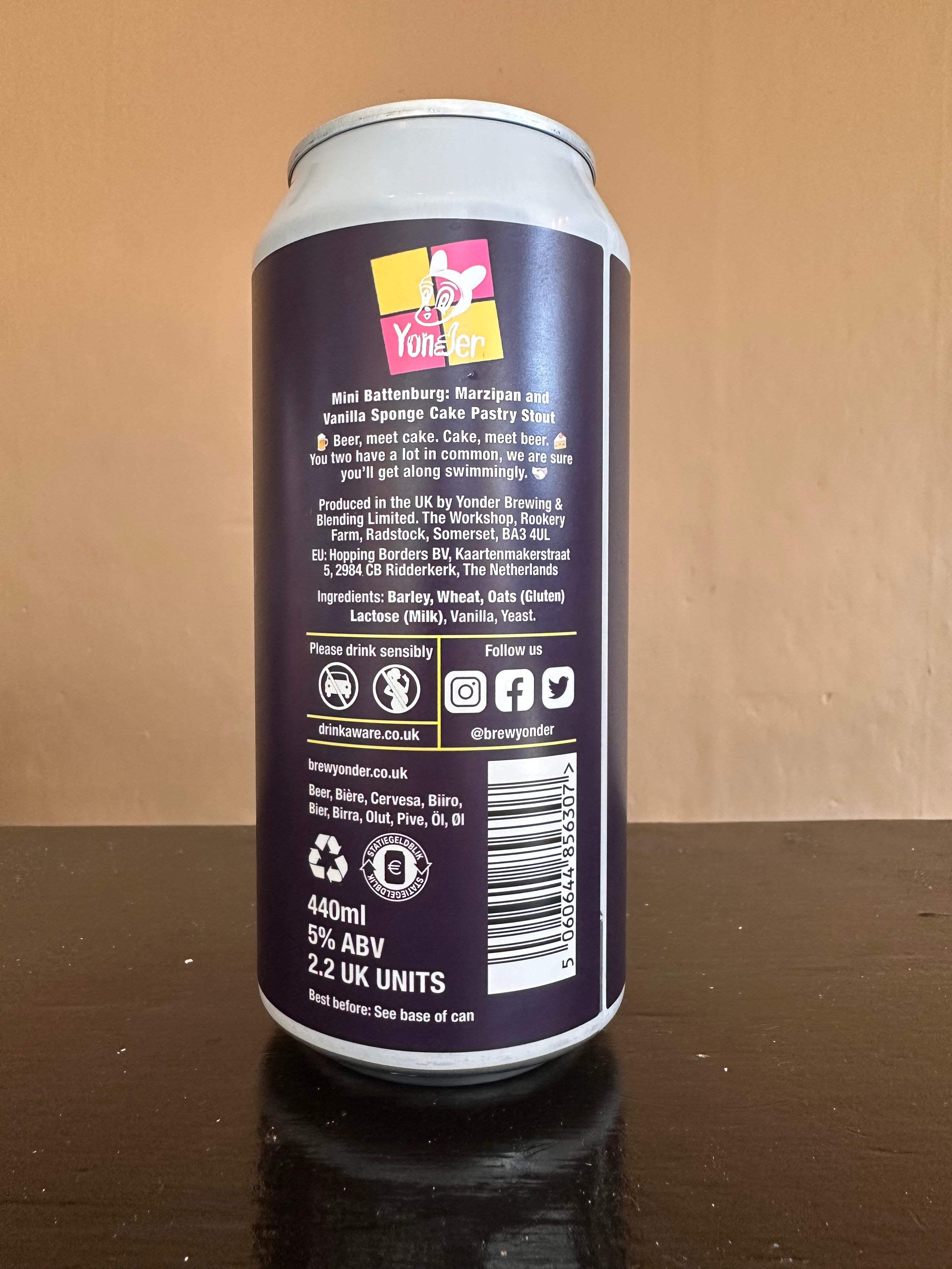 Yonder Mini Battenburg Pastry Stout 5%