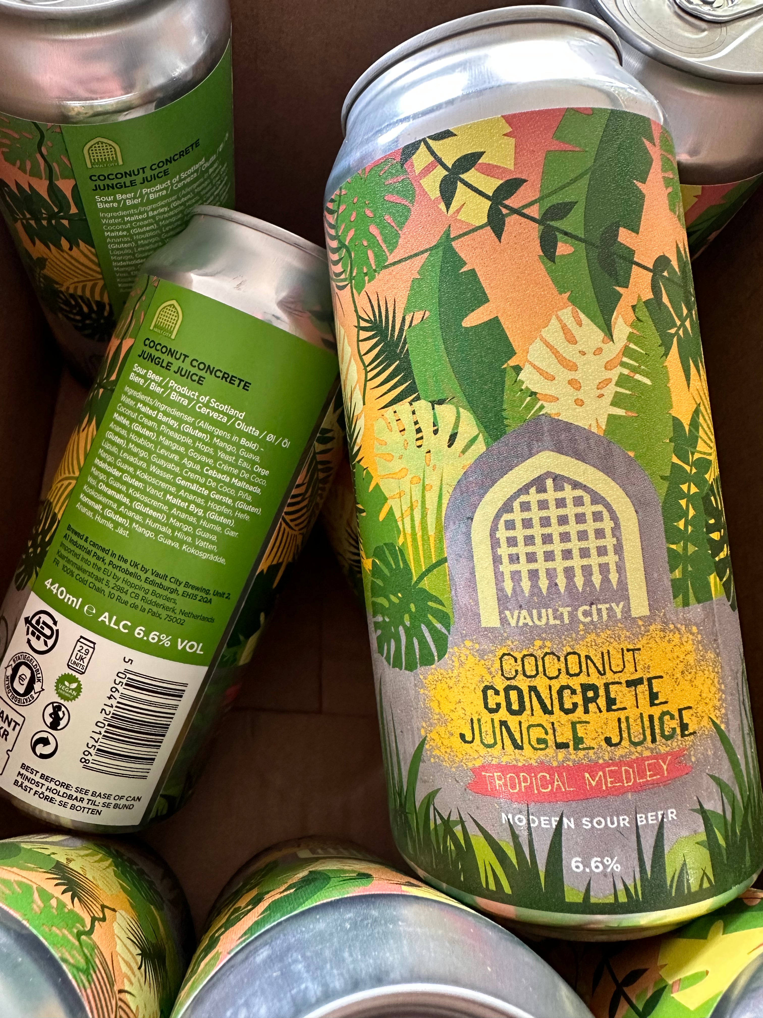 Vault City Coconut Concrete Jungle Juice Tropical Medley Sour 6.6%