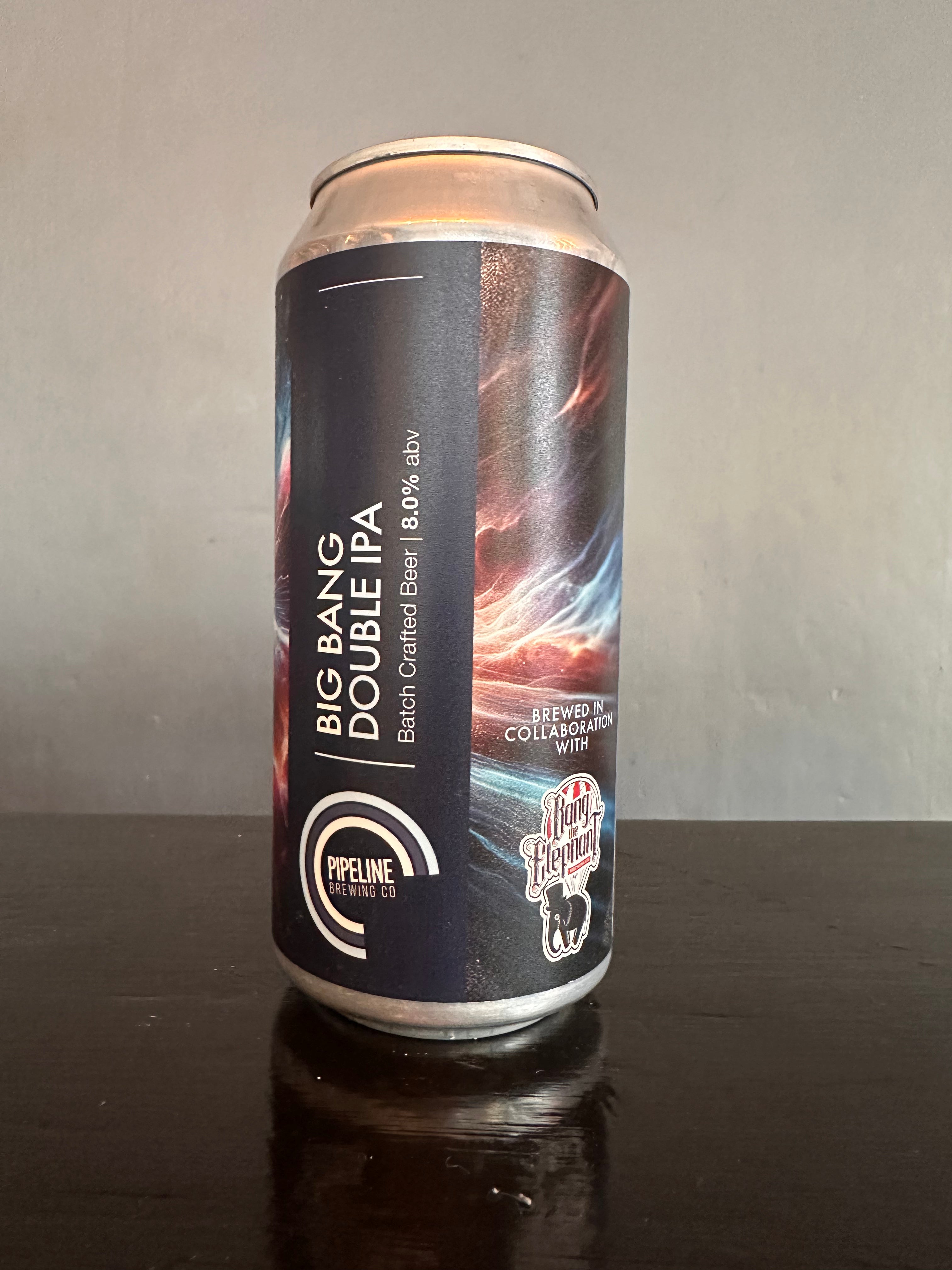 Pipeline x Bang The Elephant Big Bang DIPA 8%