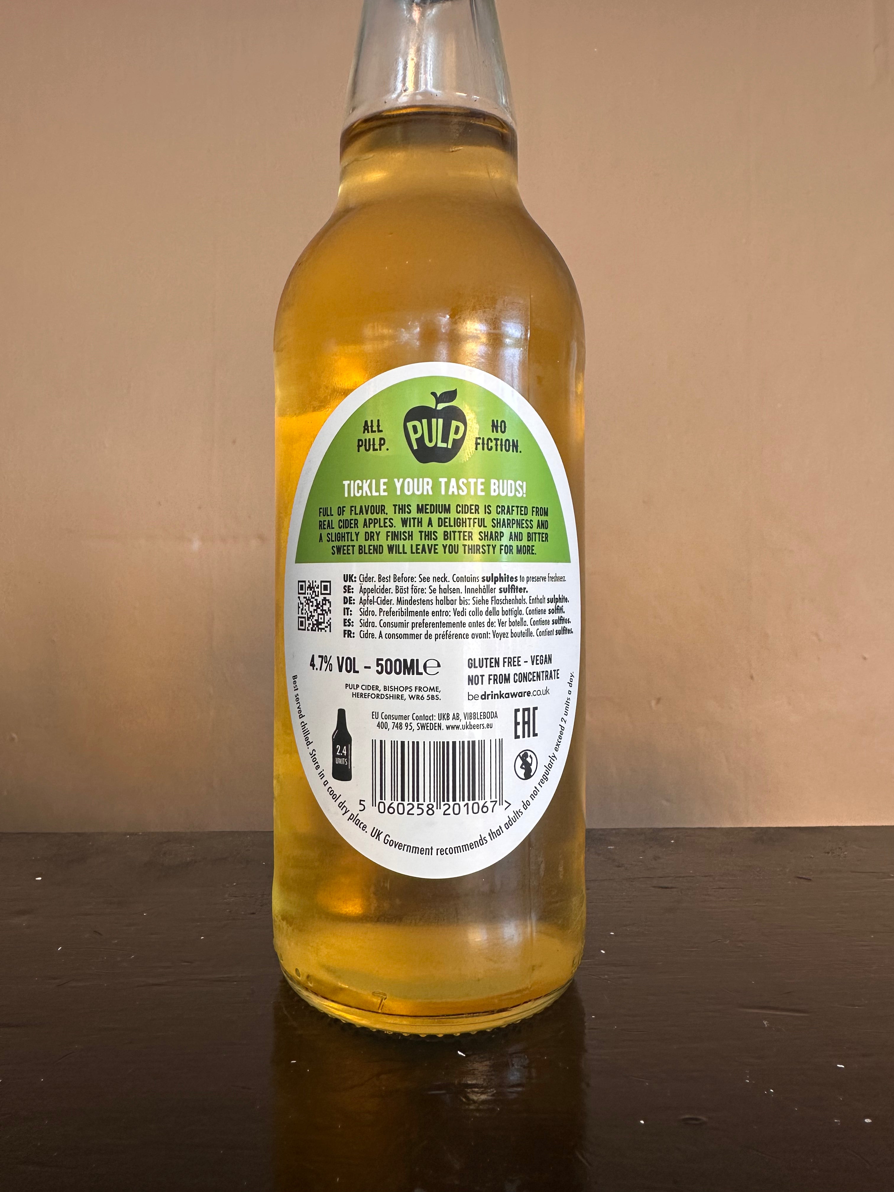Pulp Apple Cider 500ml
