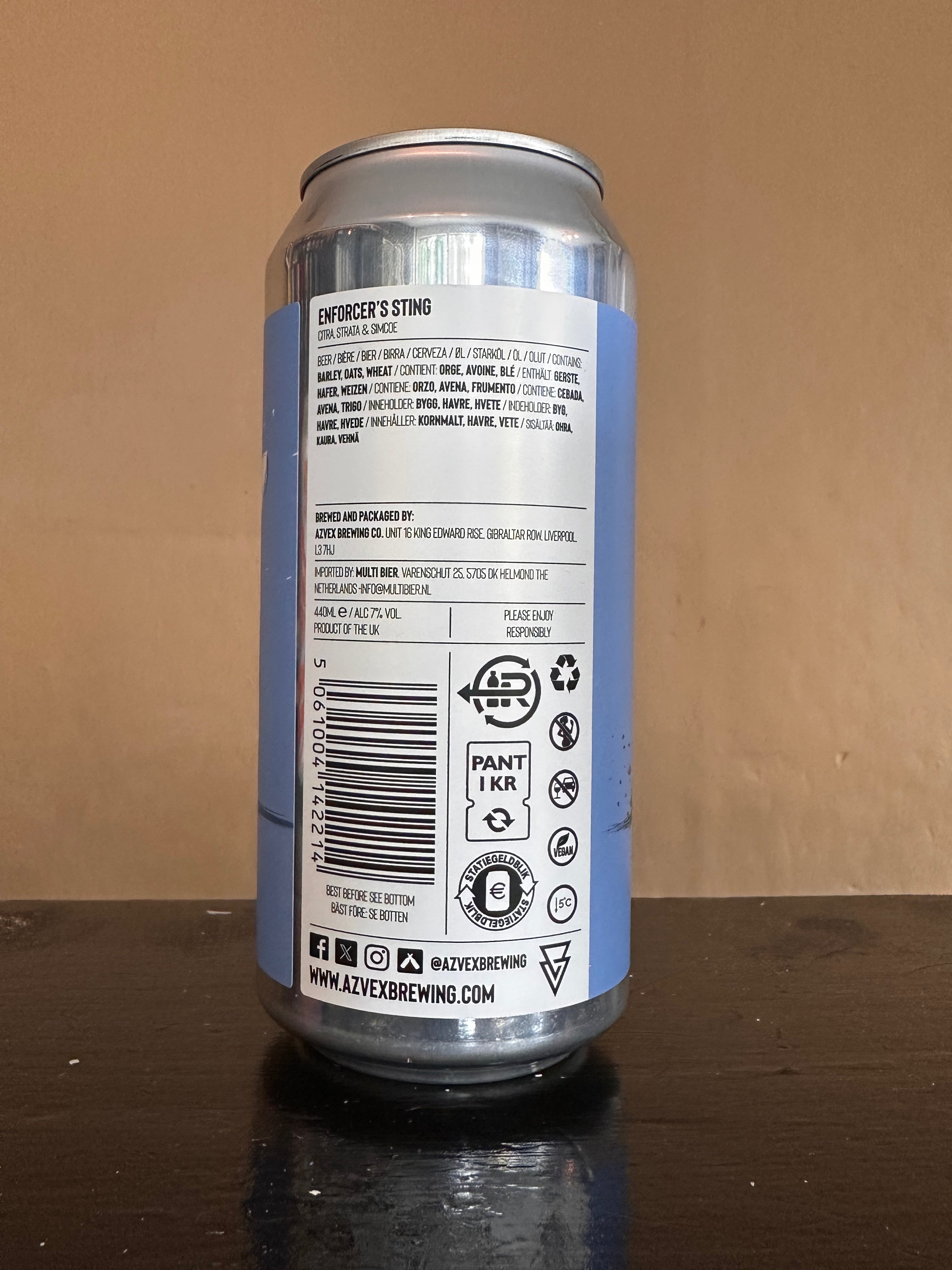 Azvex Enforcer’s Sting IPA 7%