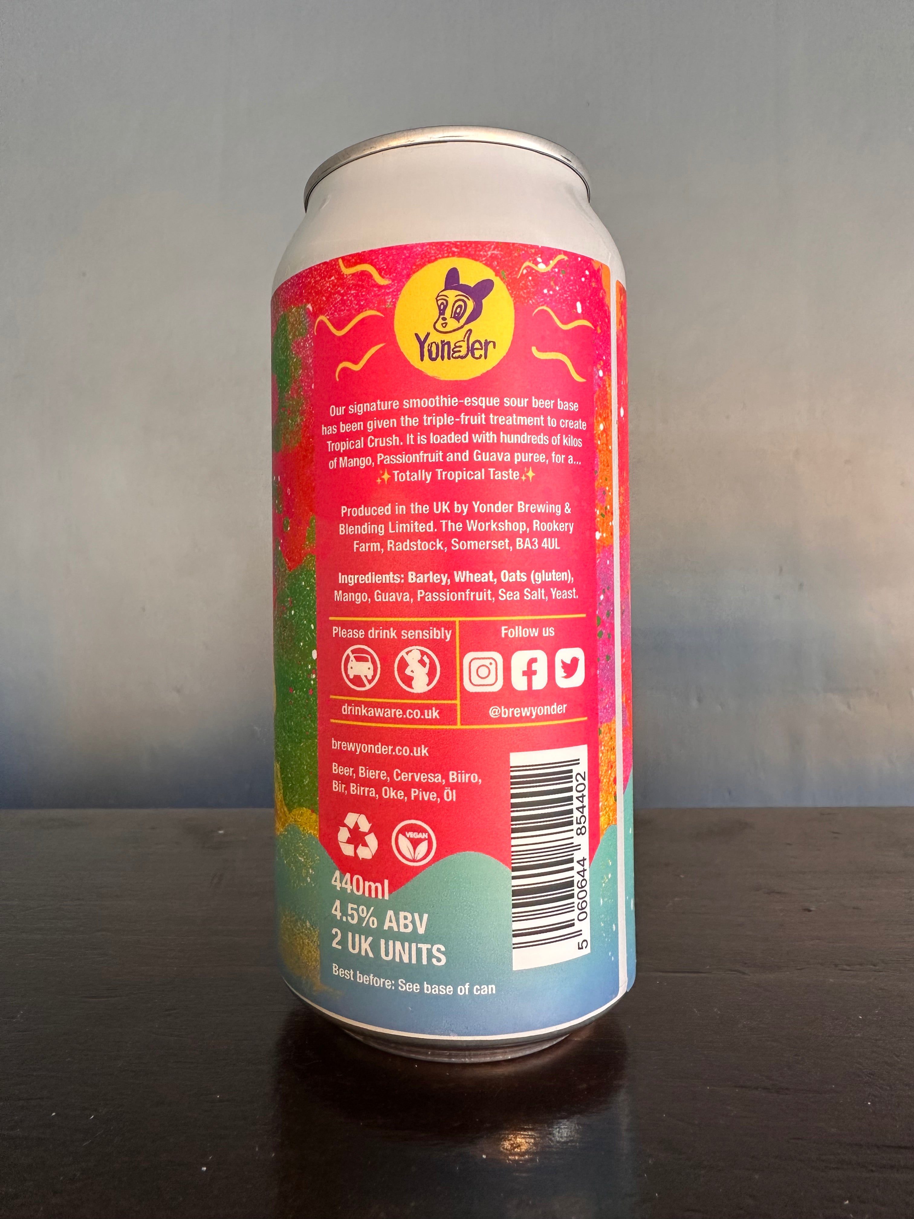 Yonder Tropical Crush Mango, Guava and Passionfruit 4.5%