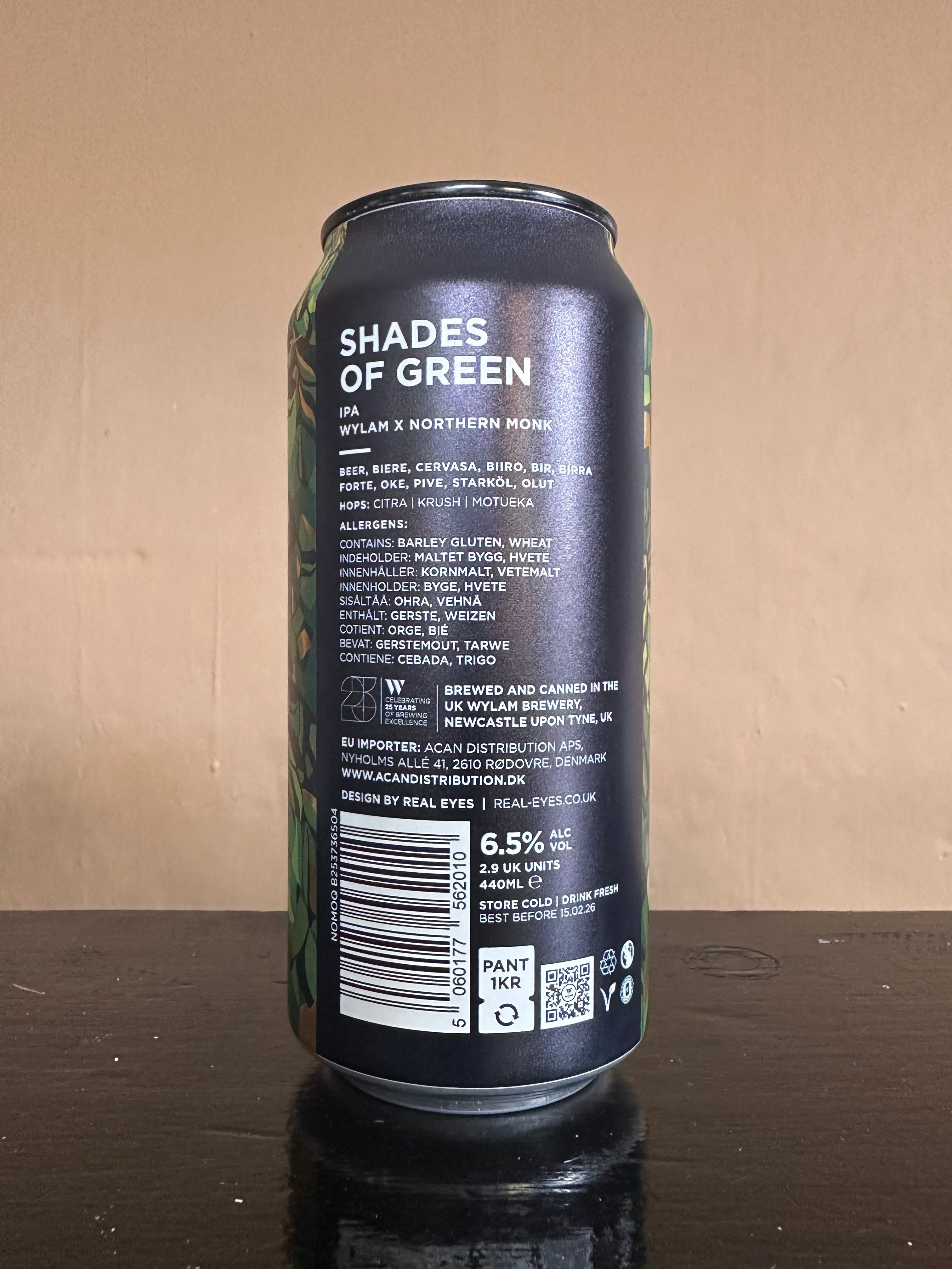 Wylam x Northern Monk Shades of Green IPA