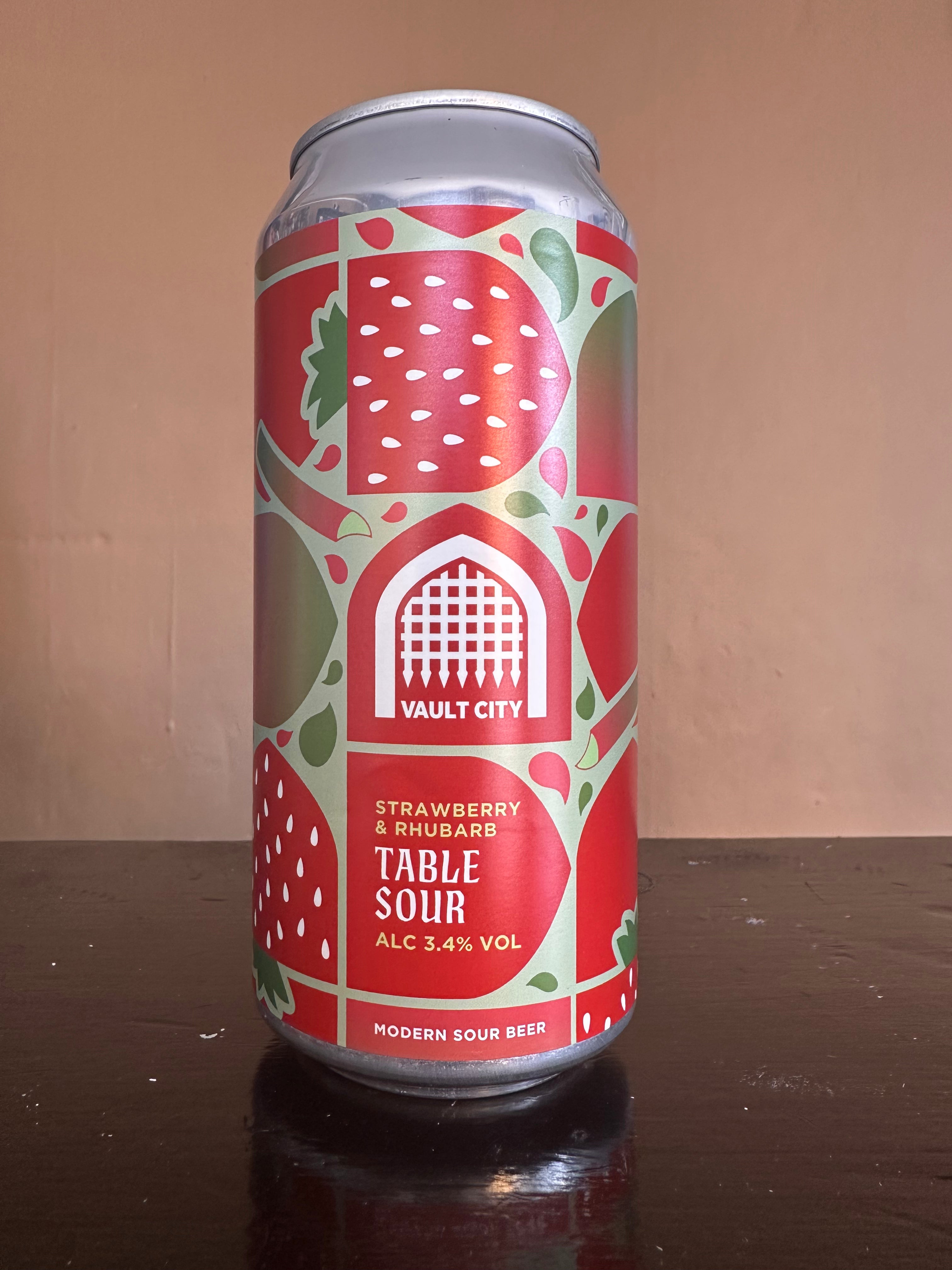 Vault City Strawberry & Rhubarb Table Sour 3.4%
