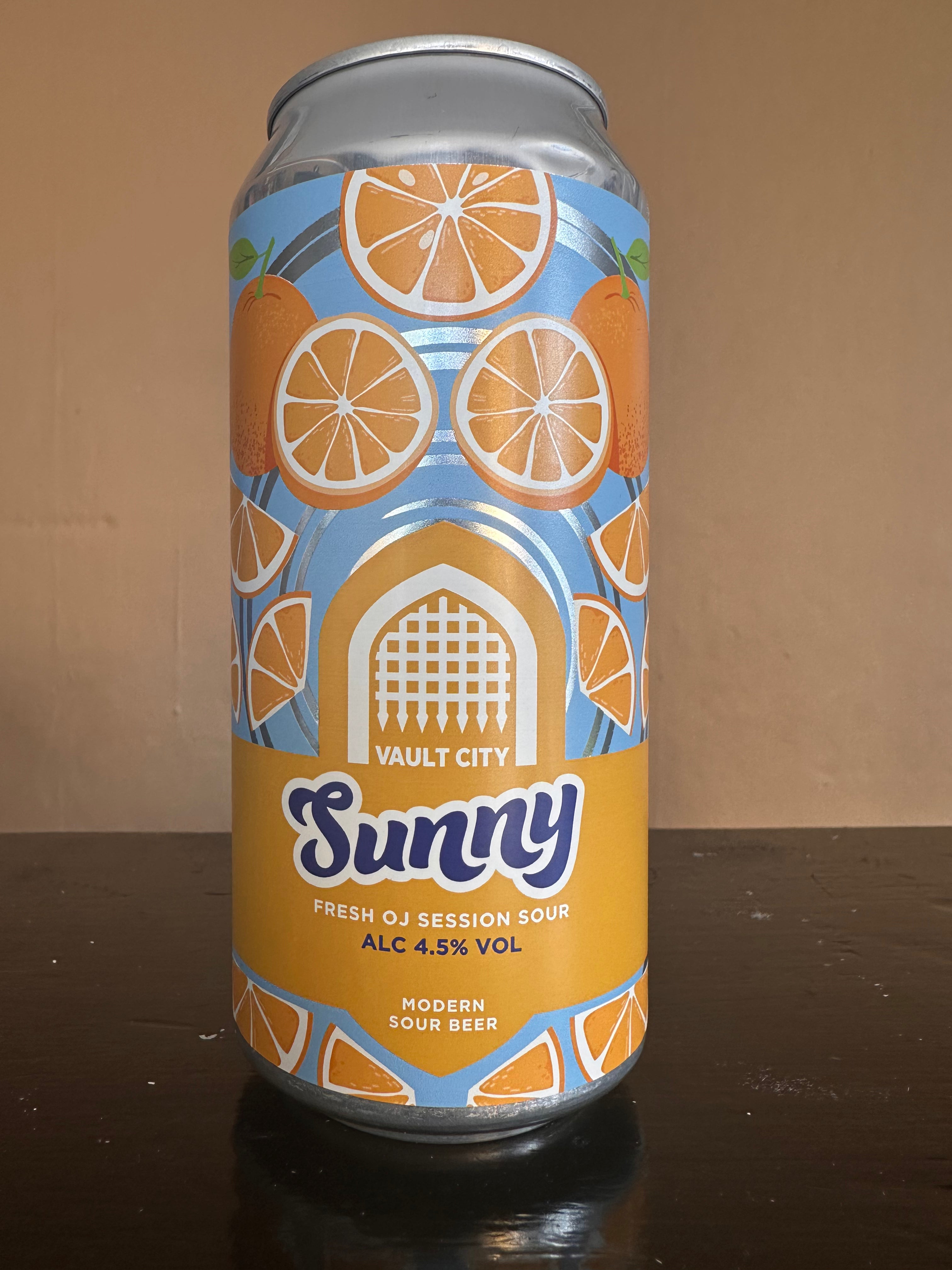Vault City Sunny Fresh OJ Session Sour 4.5%