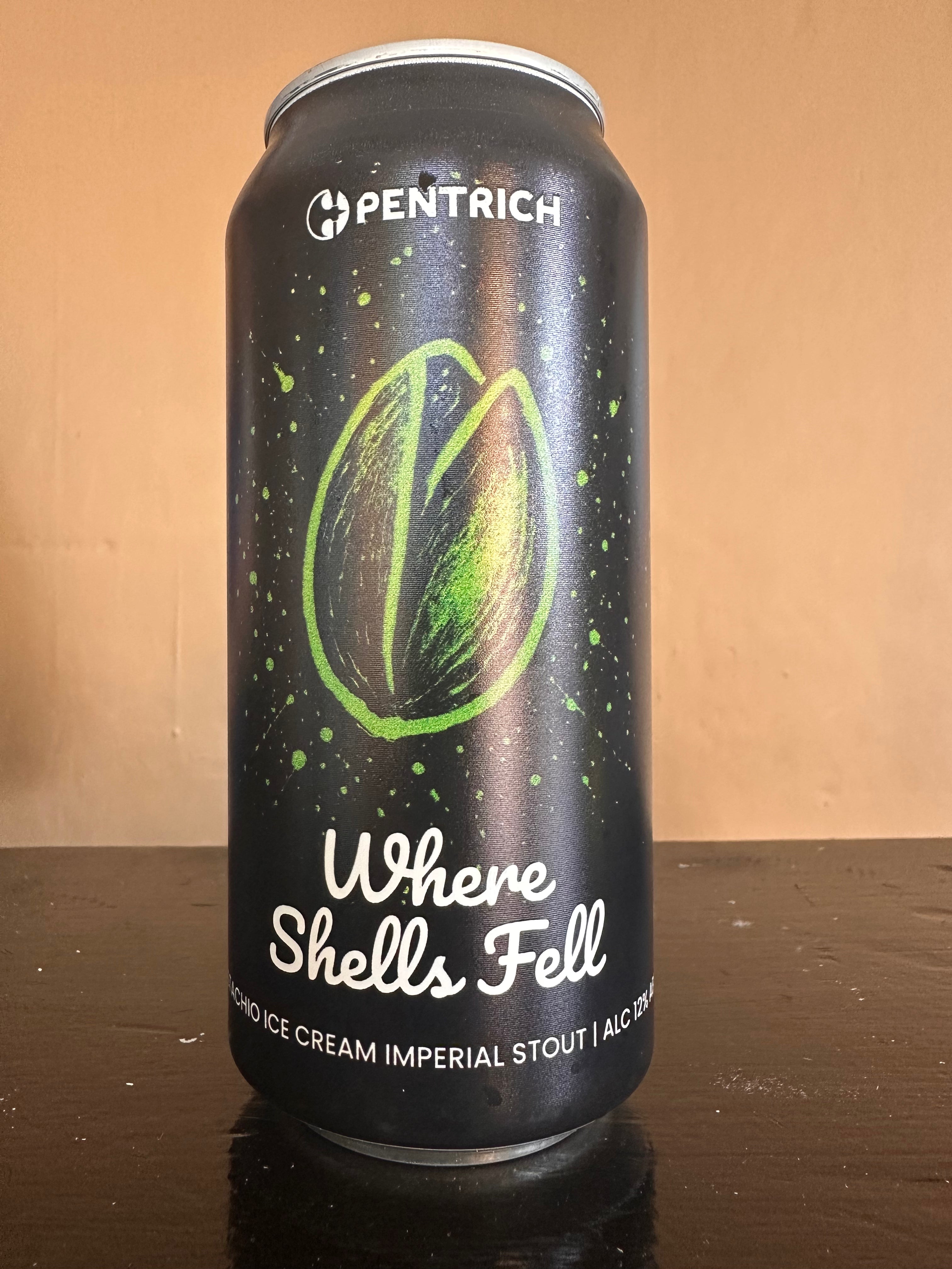 Pentrich Where Shells Fell Pistachio and Chocolate Imperial Stout 10%