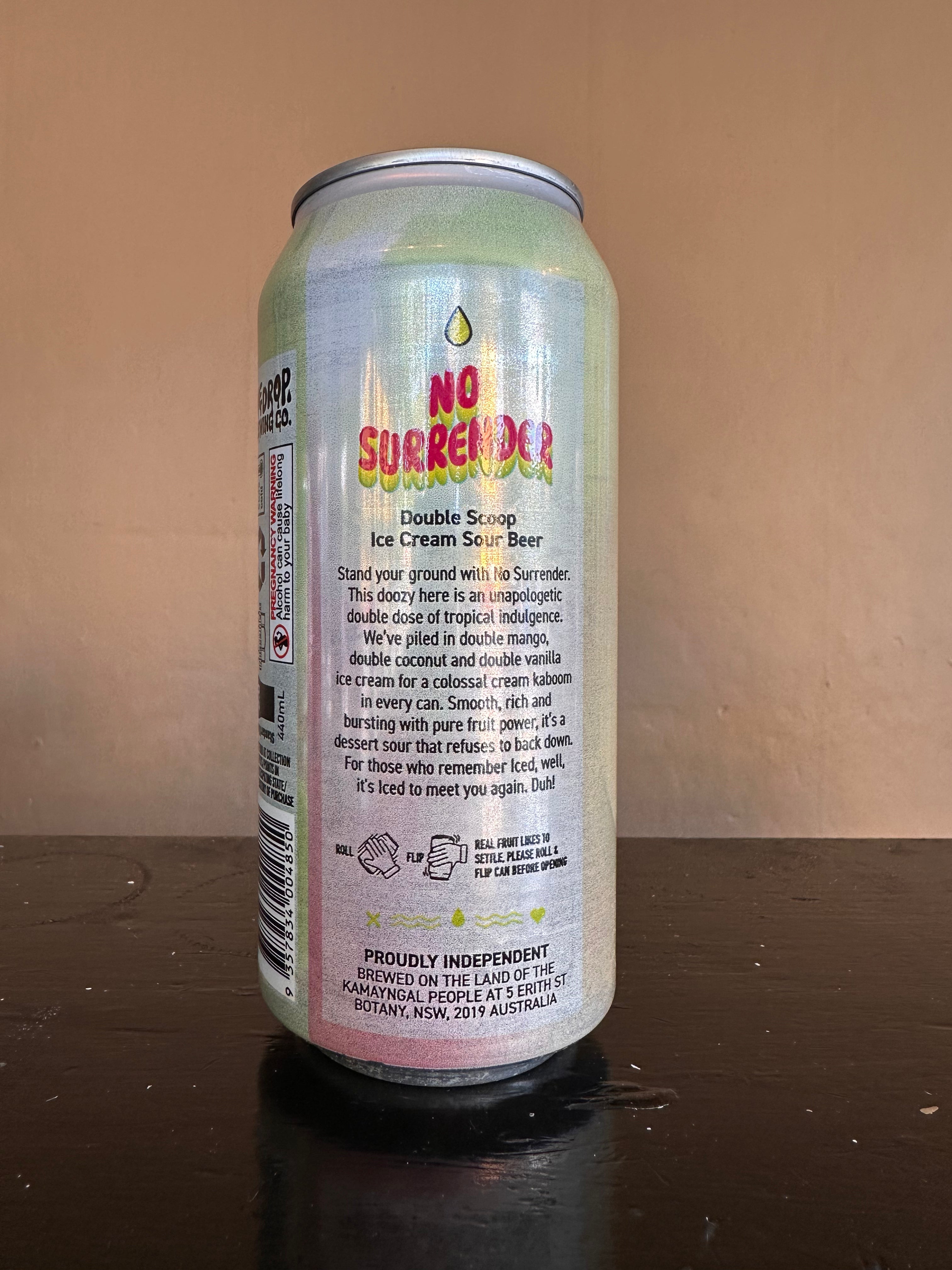One Drop No Surrender Double Scoop Ice Cream Sour Beer 5.9%