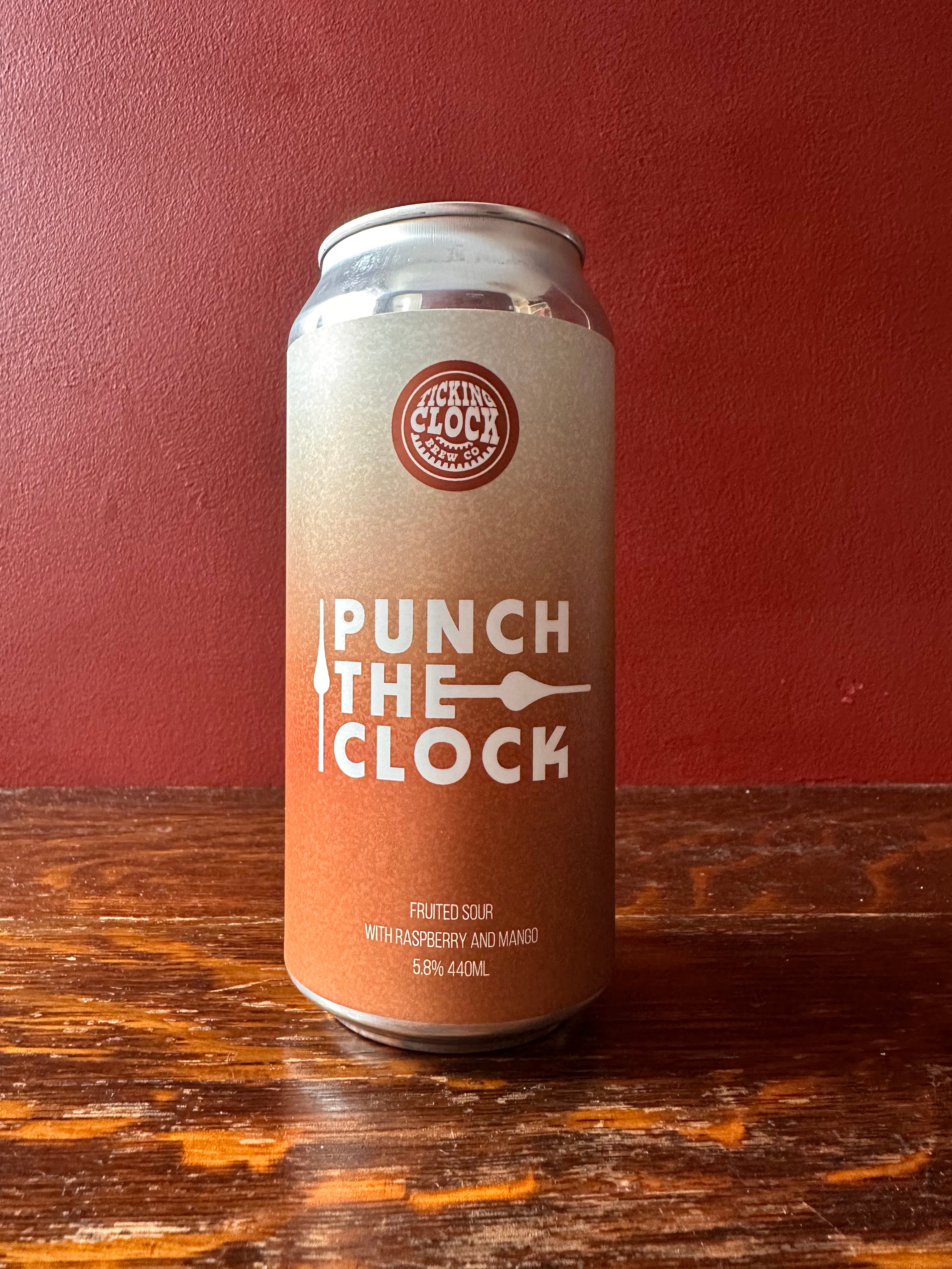 Ticking Clock Punch The Clock Raspberry and Mango Sour 5.8%