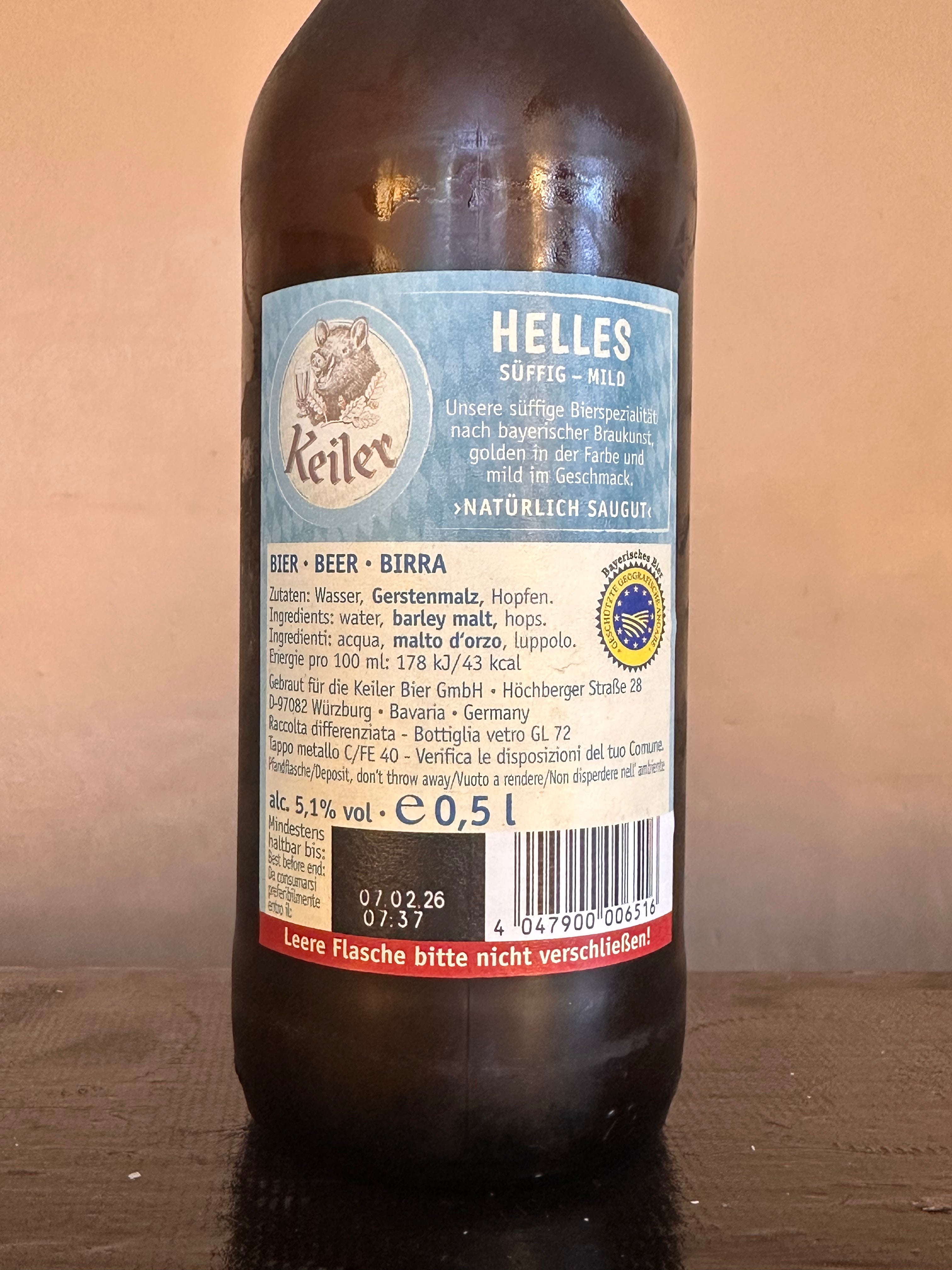 Keller Helles Lager 5.1%