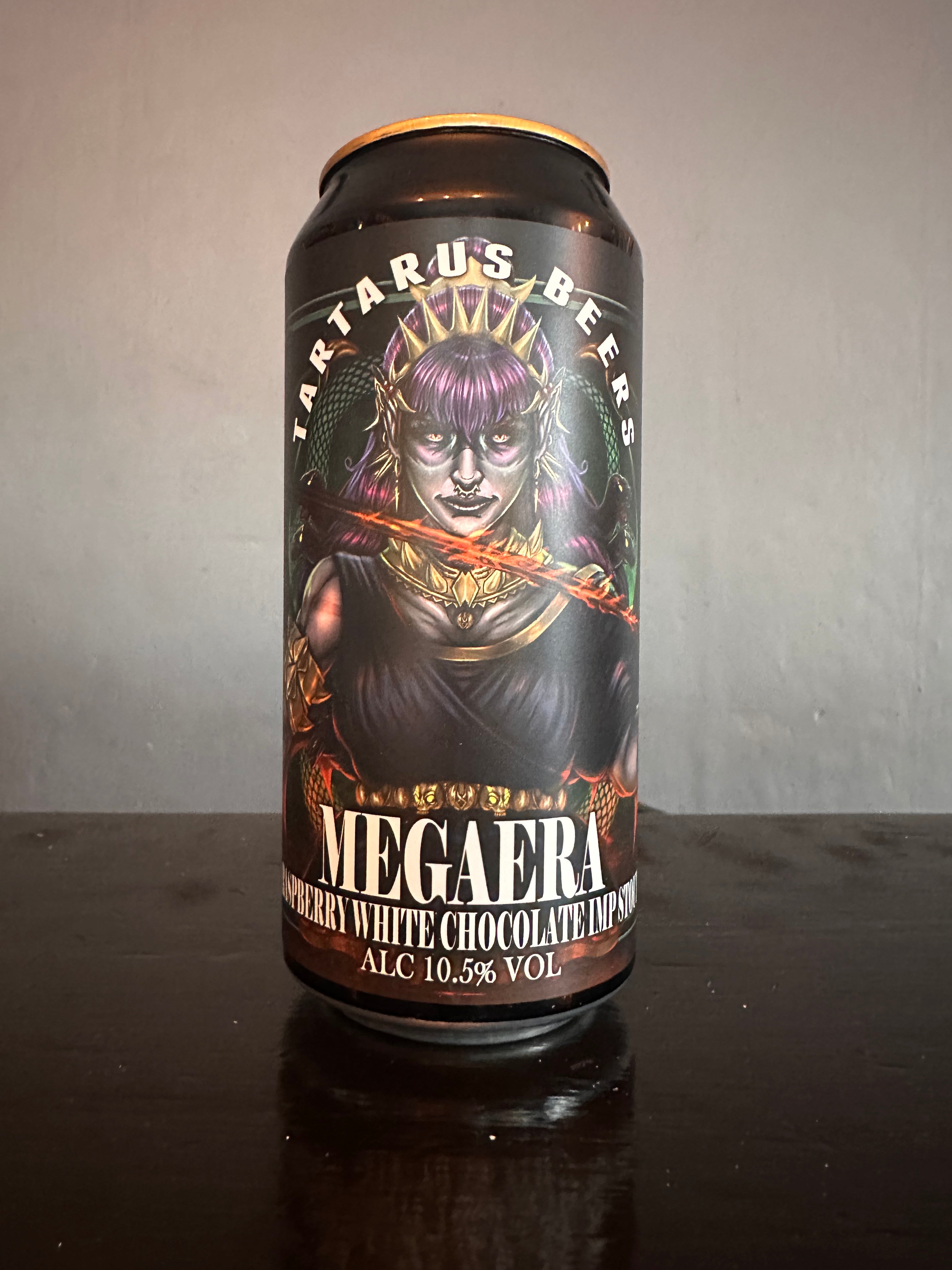 Tartarus Megaera Raspberry White Chocolate Imperial Stout 10.5%