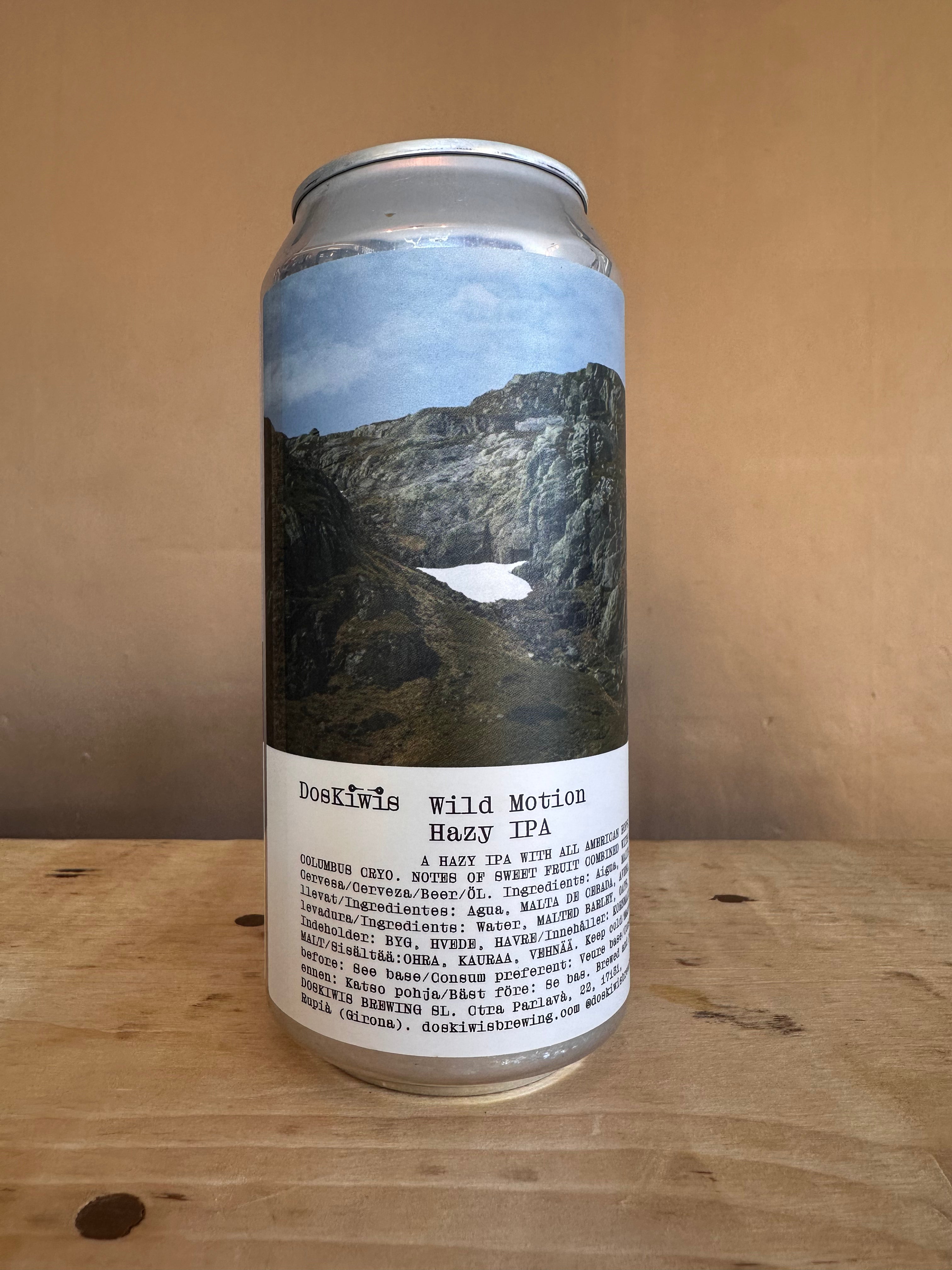 Dos Kiwis Wild Motion Hazy IPA 6.4%