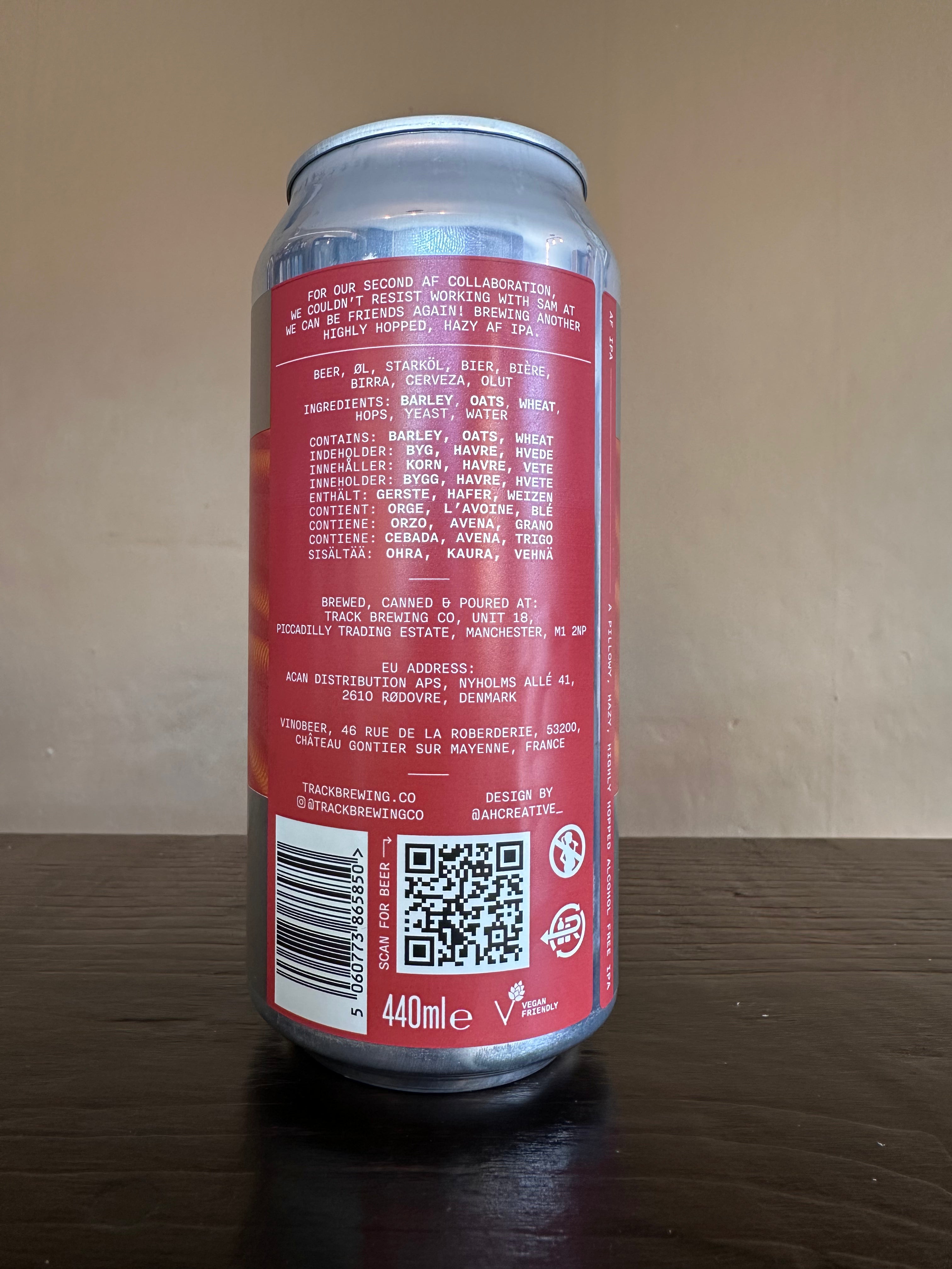 Track x We Can Be Friends until Sunrise Alcohol Free IPA 0.5%