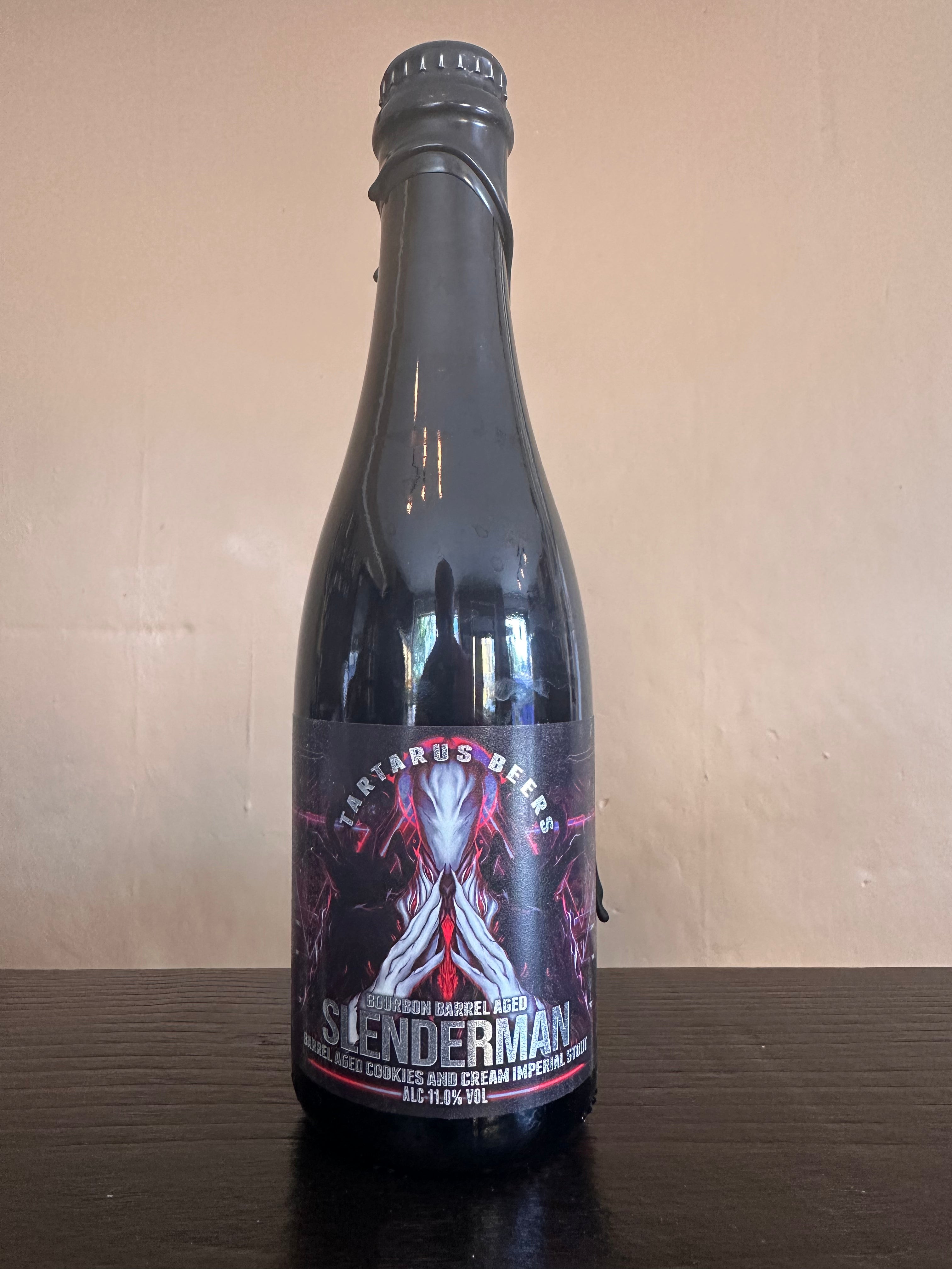 Tartarus Bourbon BA Slenderman Cookies and Cream Imperial Stout 11%