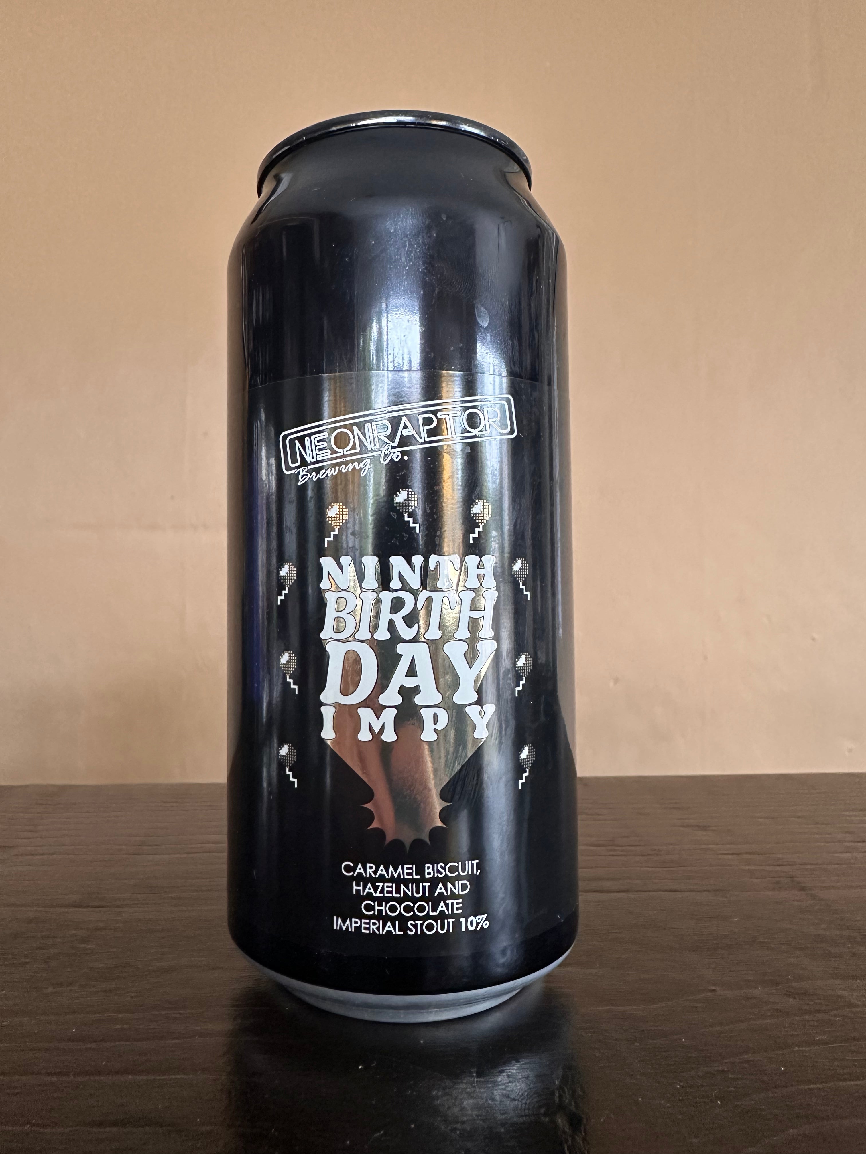 Neon Raptor 9th Birthday Impy Stout 10%