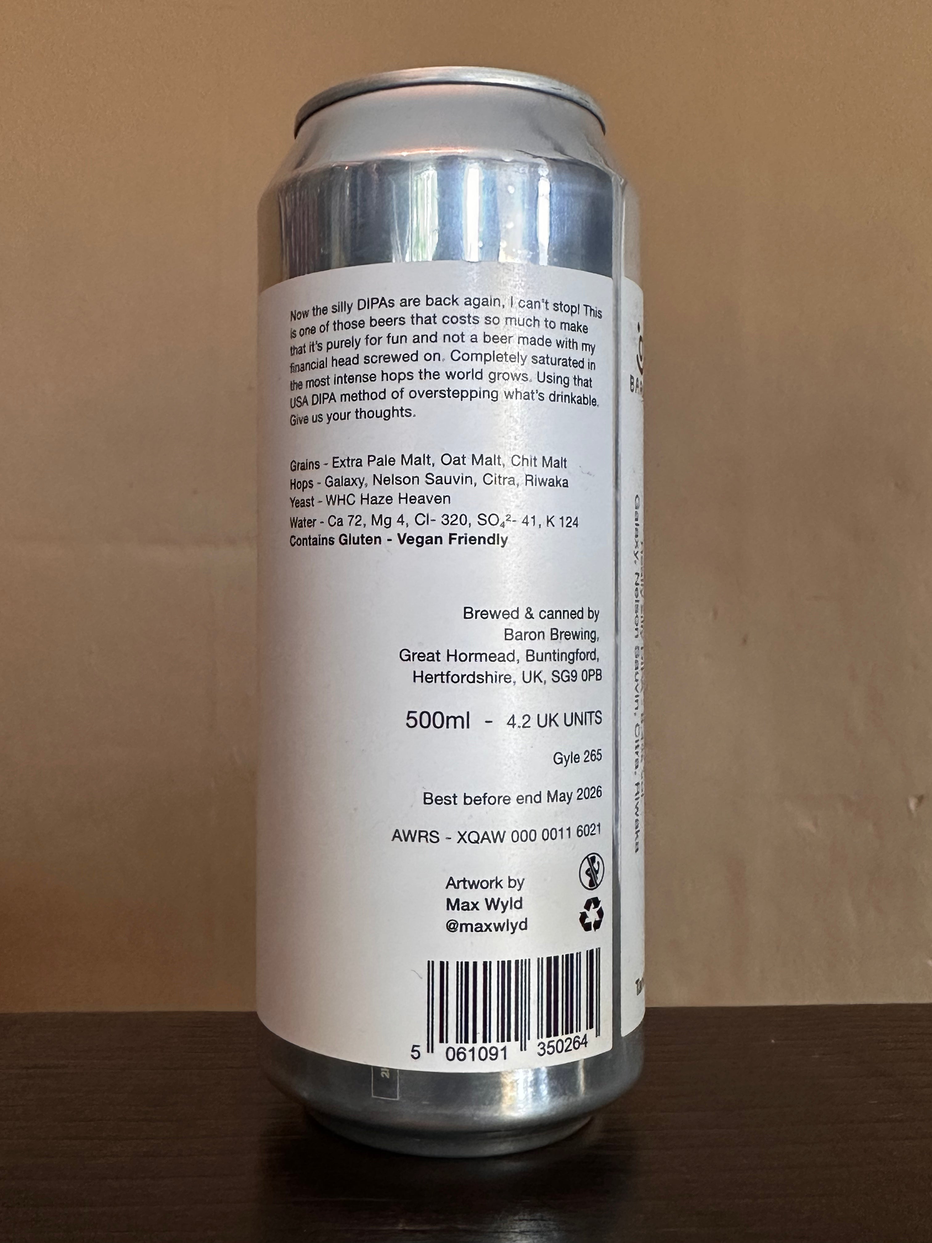 Baron Social Butterfly DIPA 8.4%