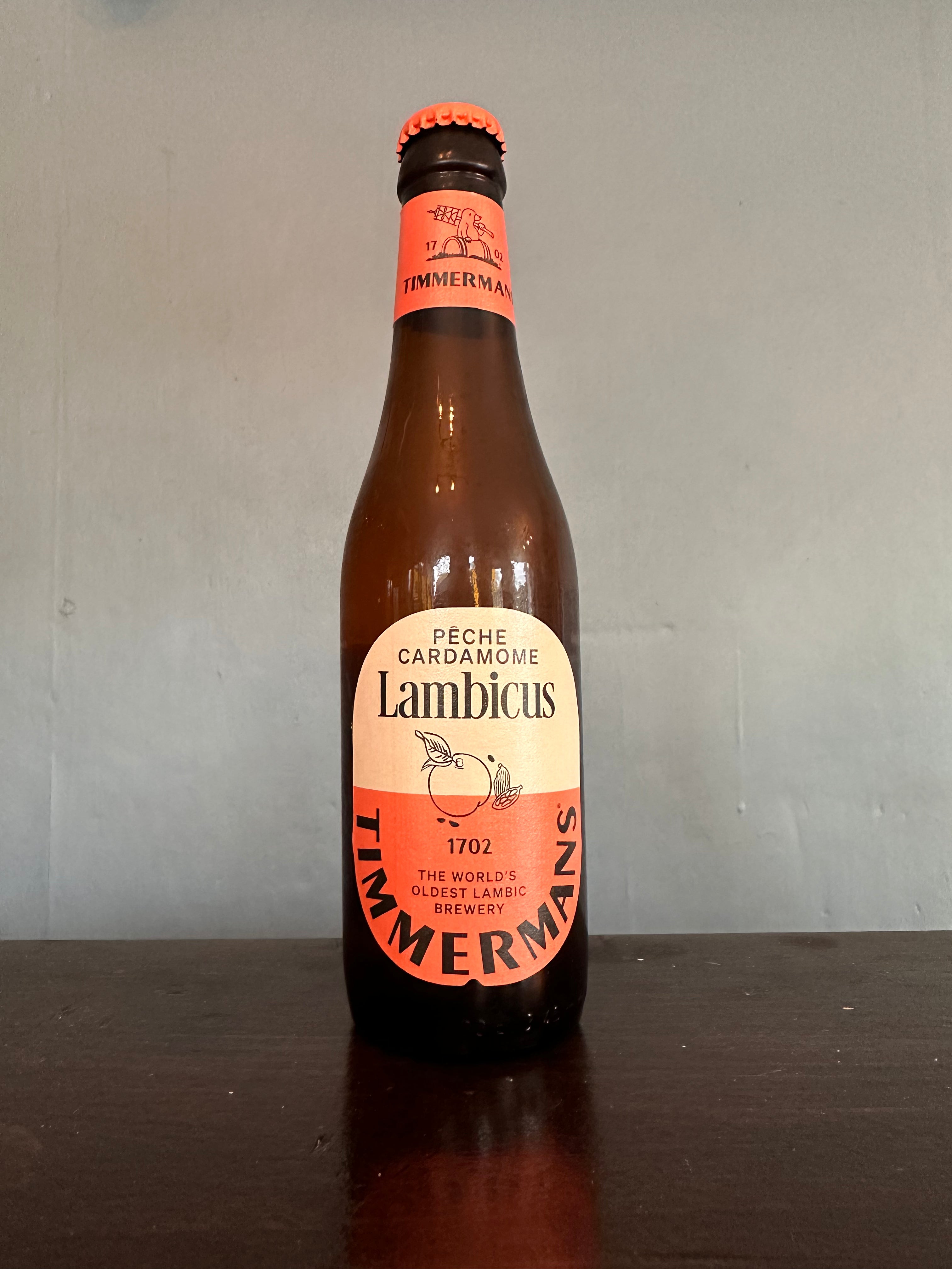 Timmerman’s Peach and Cardamom Lambic Beer 4%
