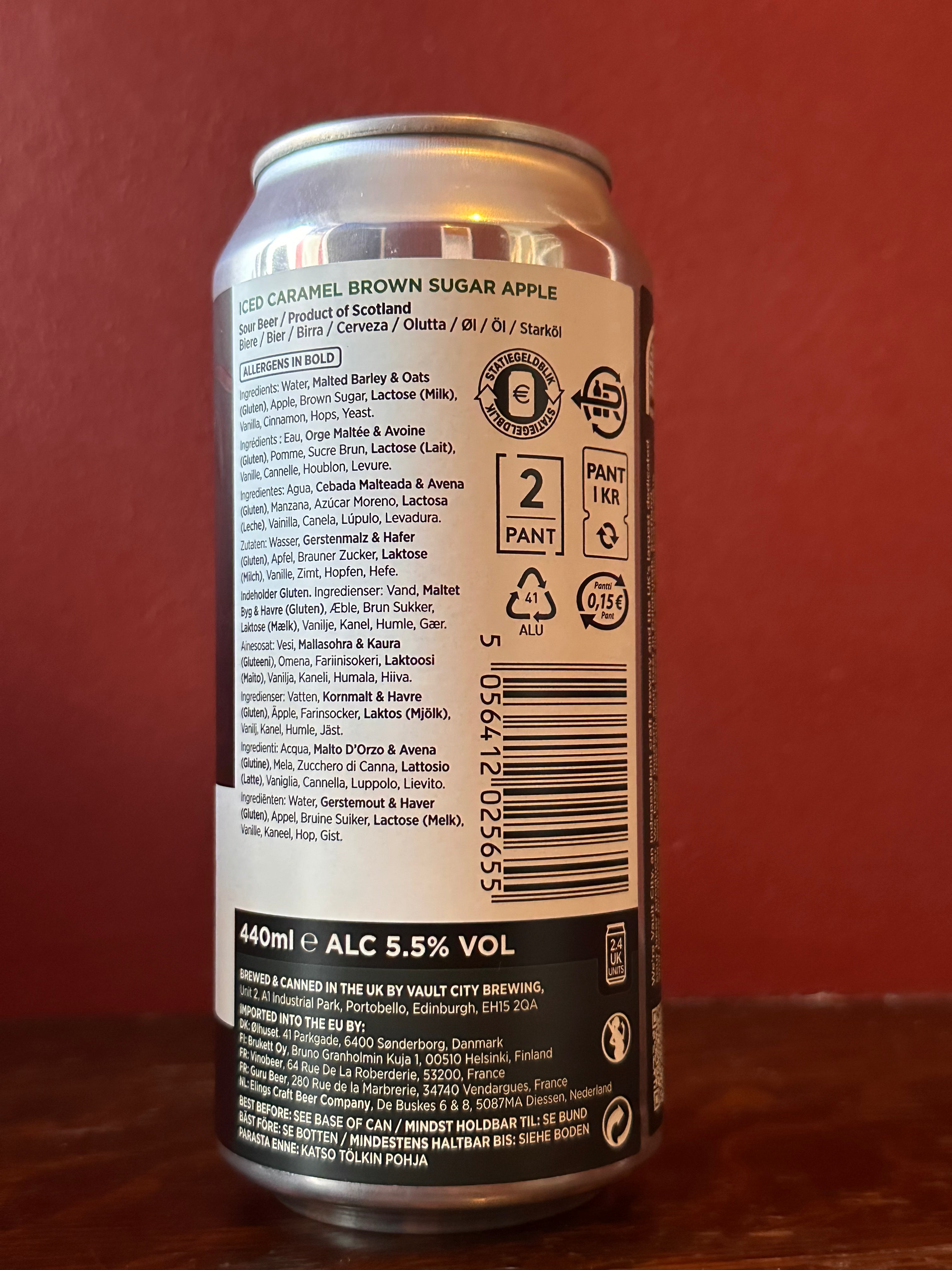 Vault City Iced Caramel Brown Sugar Apple Sour 5.5%