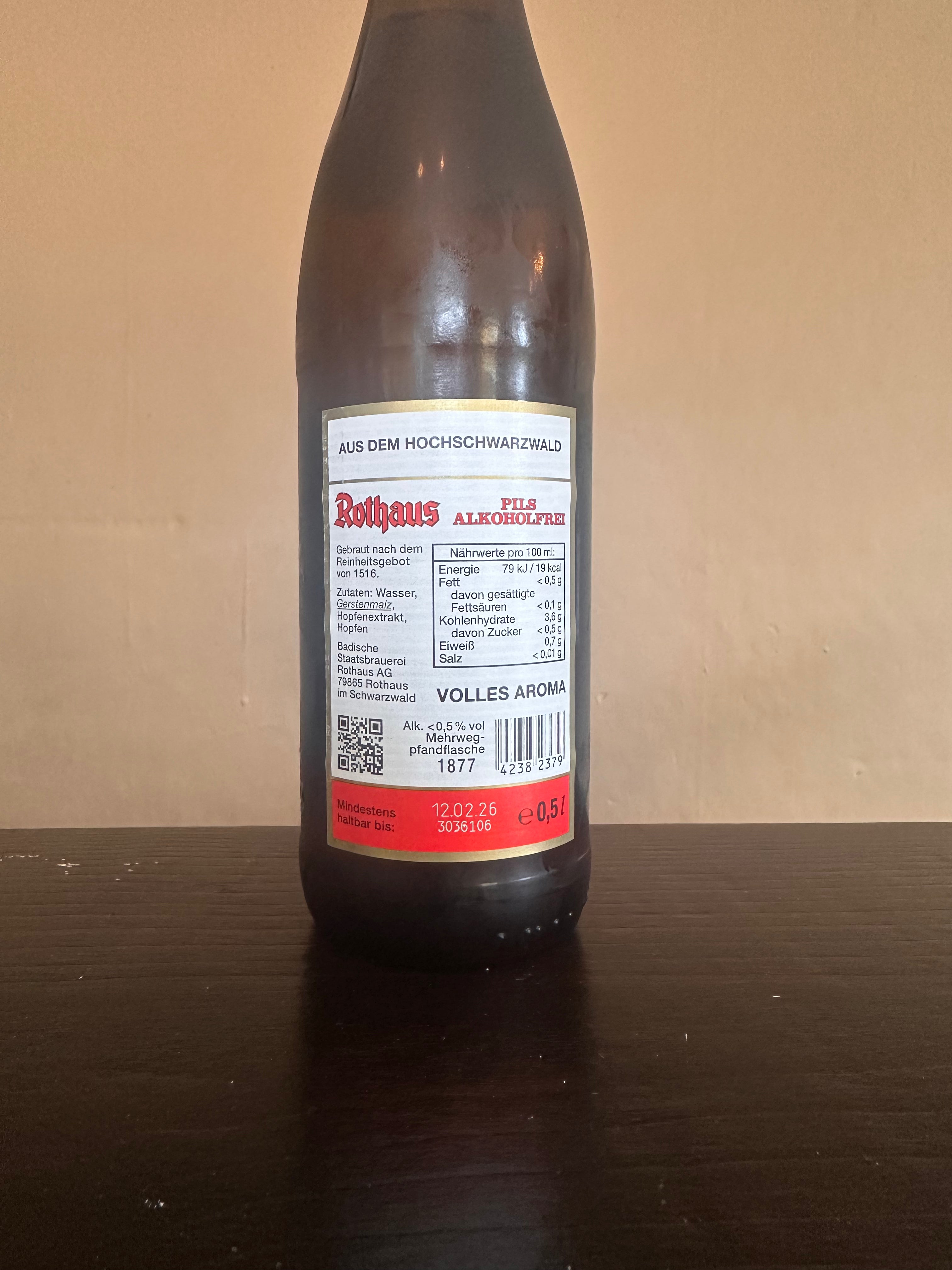 Rothaus Alcohol Free Lager