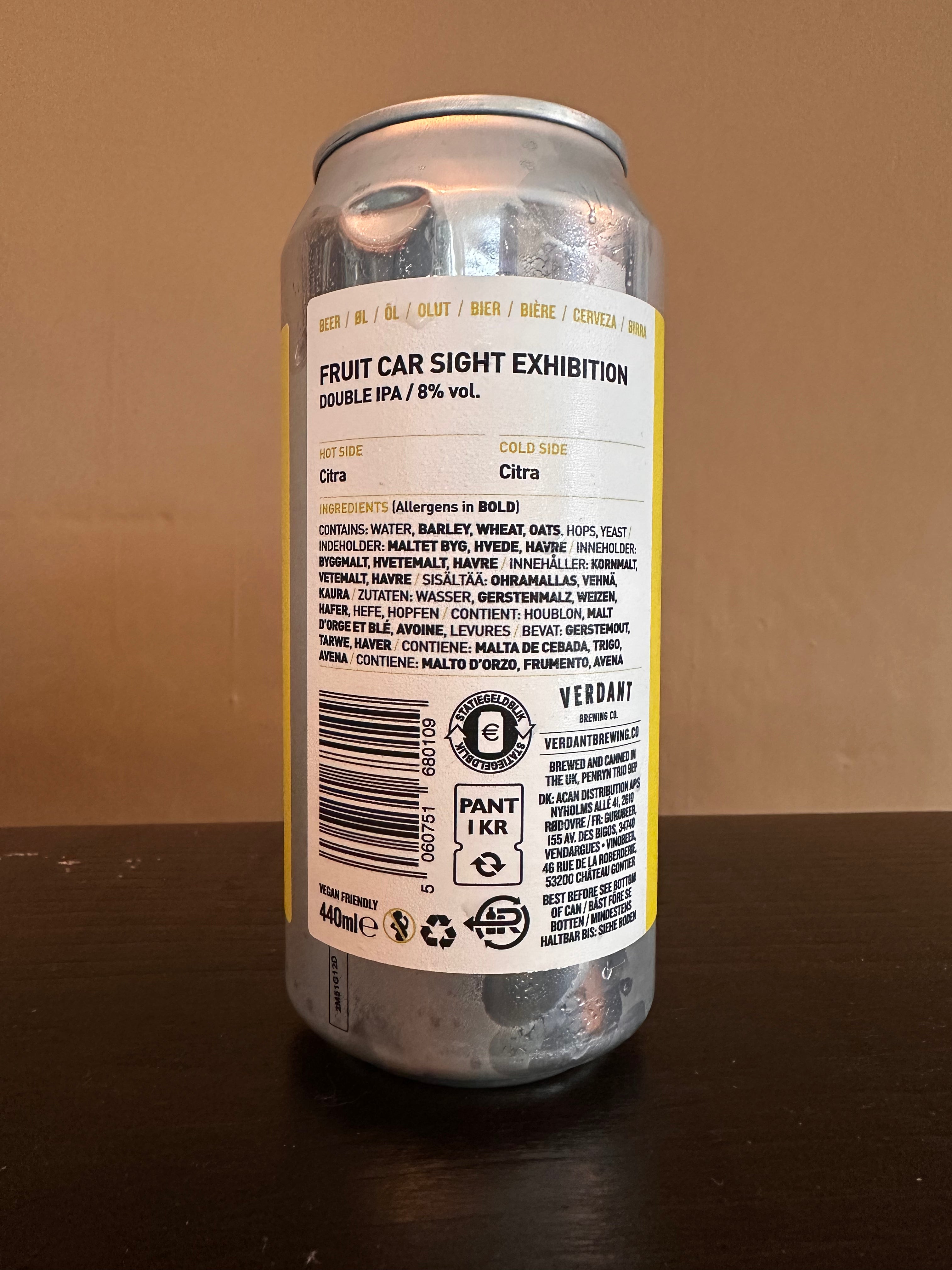 Verdant Fruit Car Sight Exhibition DIPA 8%