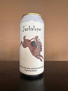 Sinnister Jackalope sherry and Islay whiskey barrel aged imperial Stout 10.7%