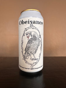 Sinnister Obeisance Maderised barrel aged Imperial Stout 11.6%