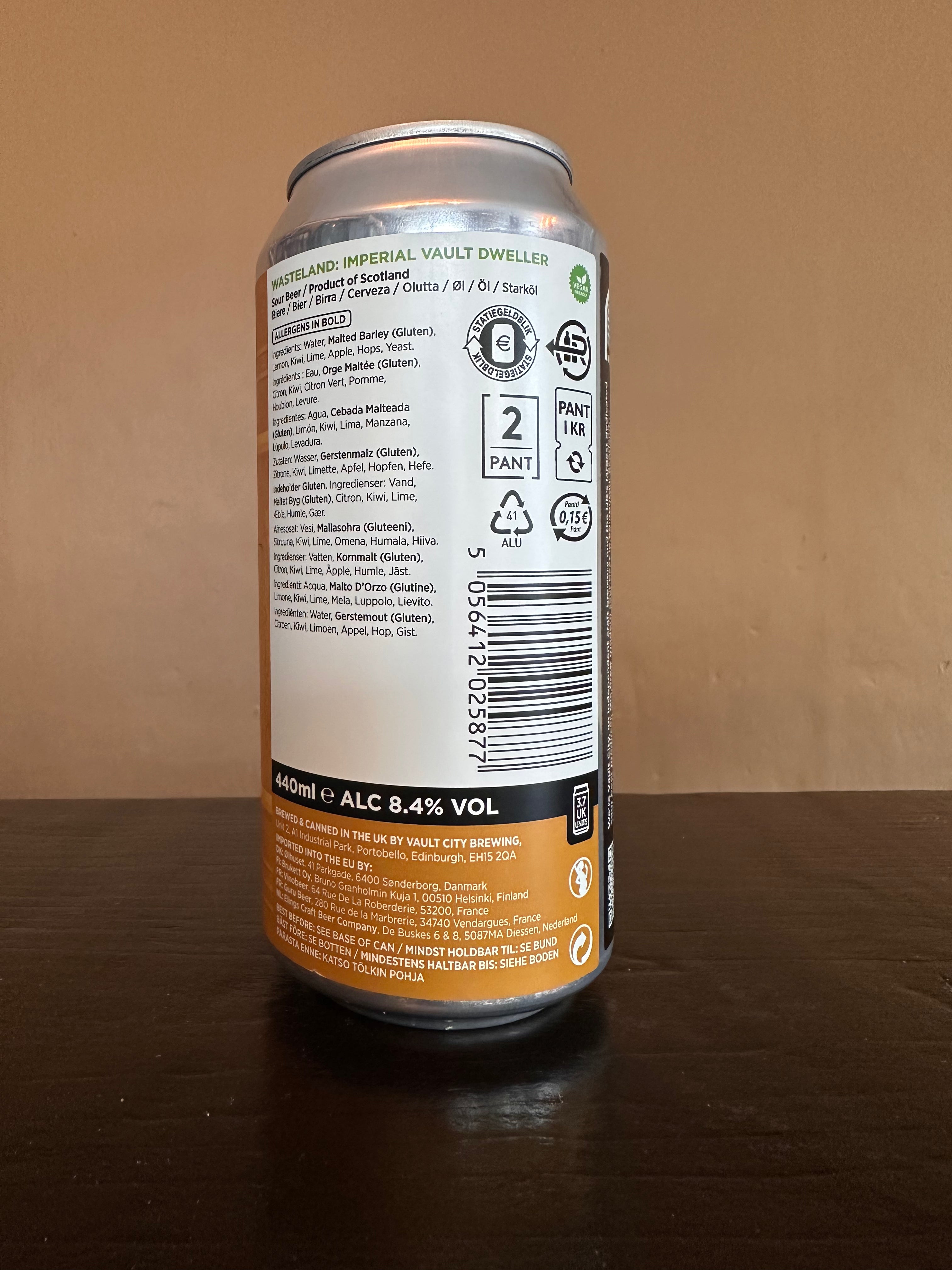 Vault City Wasteland Imperial Vault Dweller Sour 8.4%