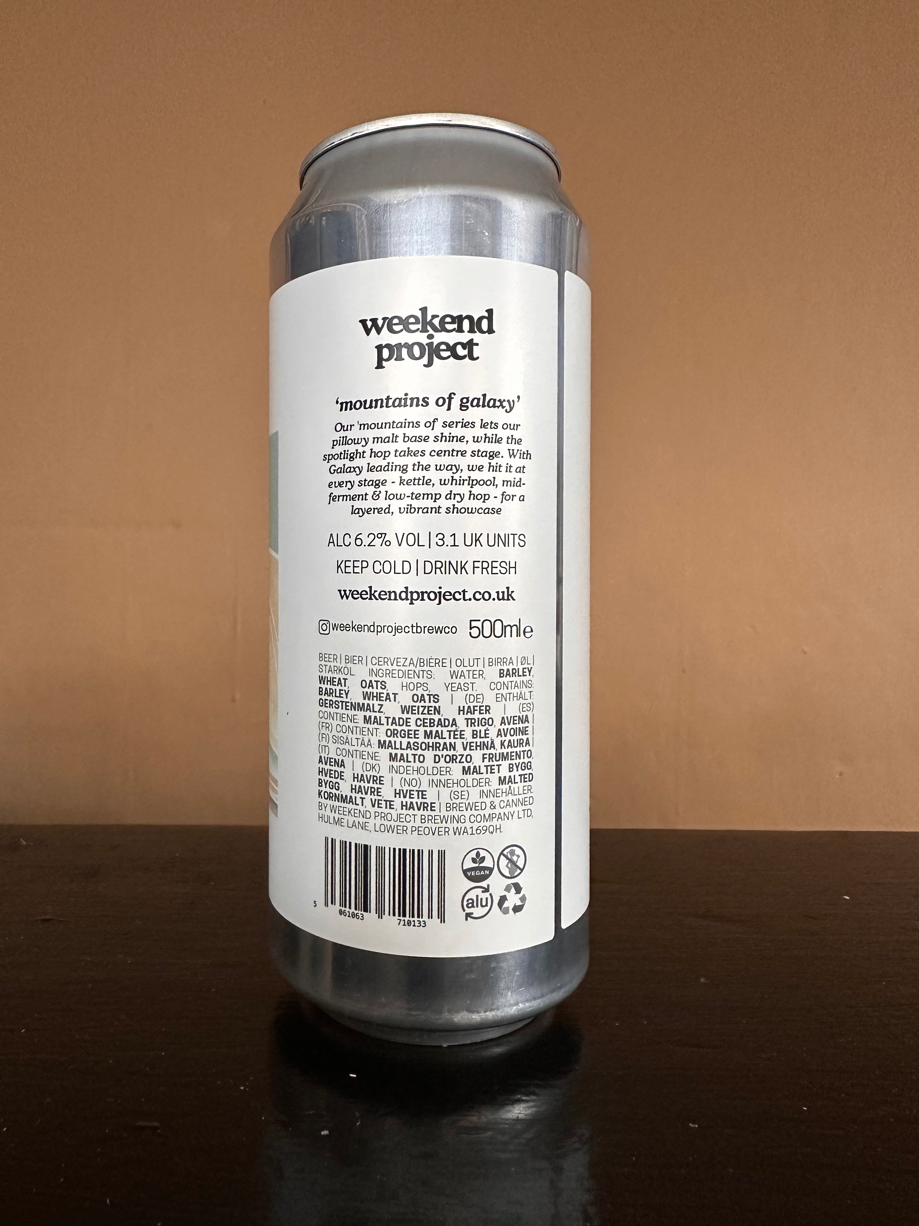 Weekend Project Mountains of Galaxy DDH IPA 6.2%