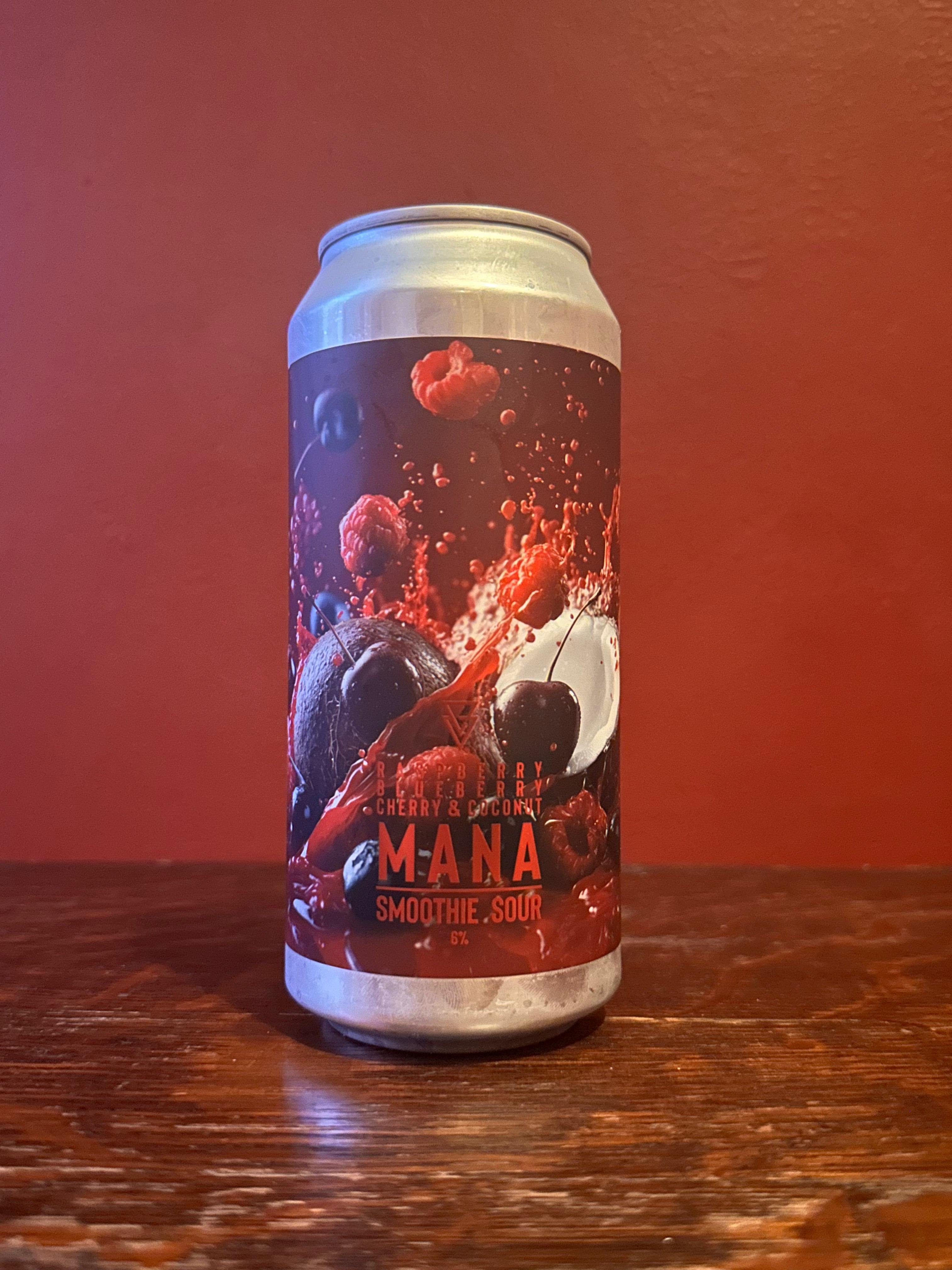 Azvex Mana Raspberry, Blueberry, Cherry and Coconut Smoothie Sour 6%