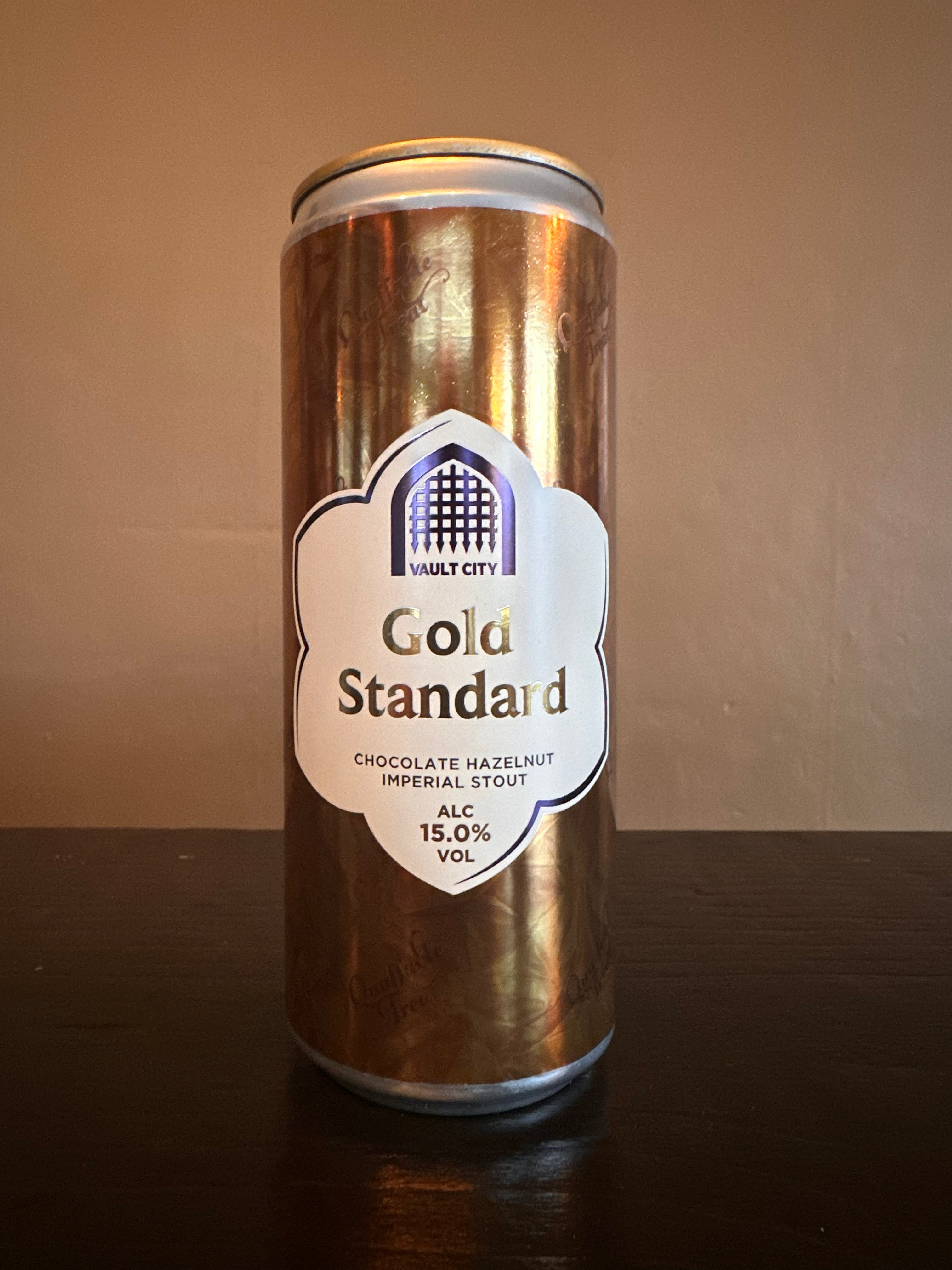 Vault City Gold Standard Imperial Stout with Chocolate and Hazelnut 15%