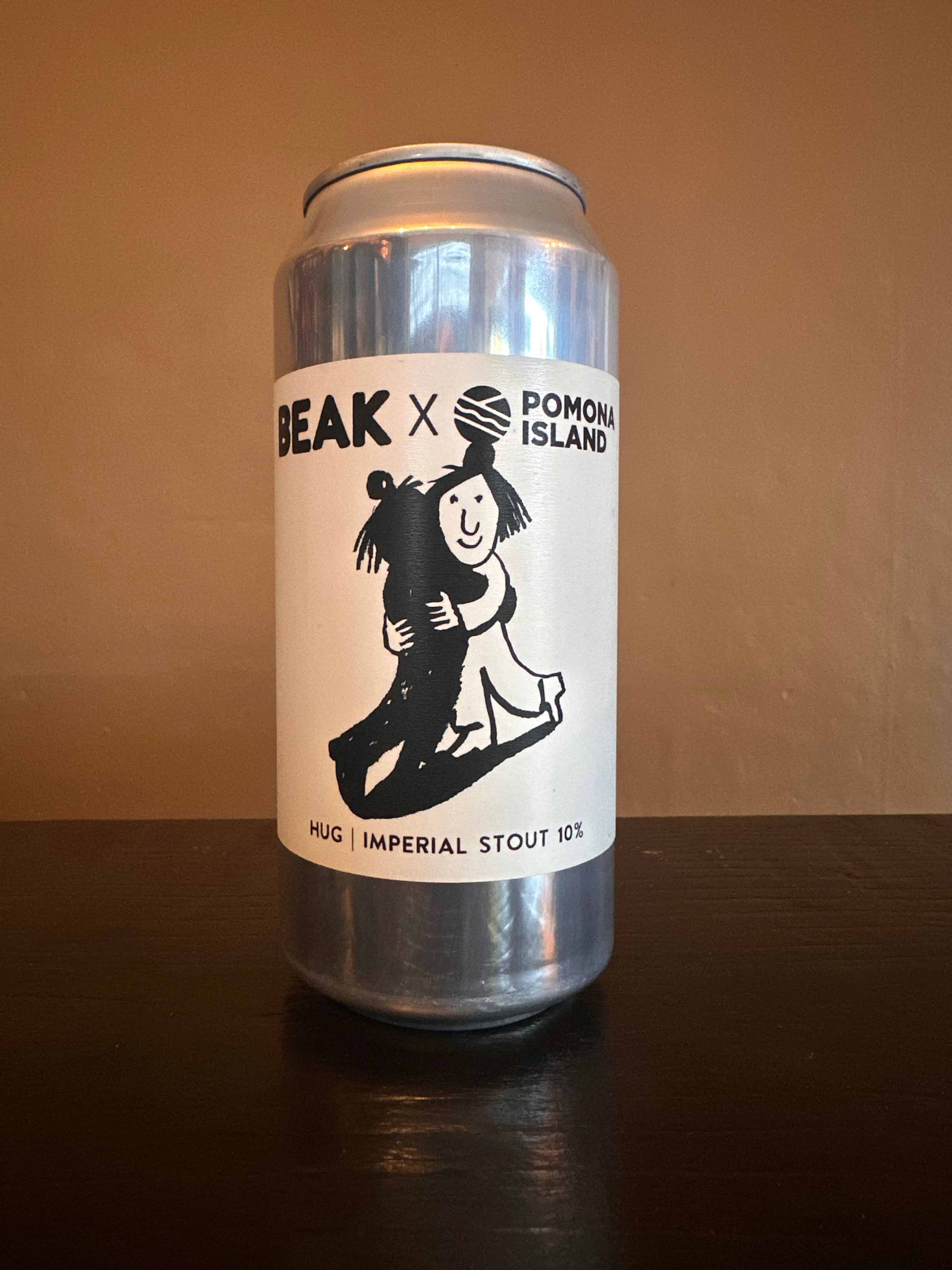 Beak x Pomona Island Hug Imperial Stout 10%