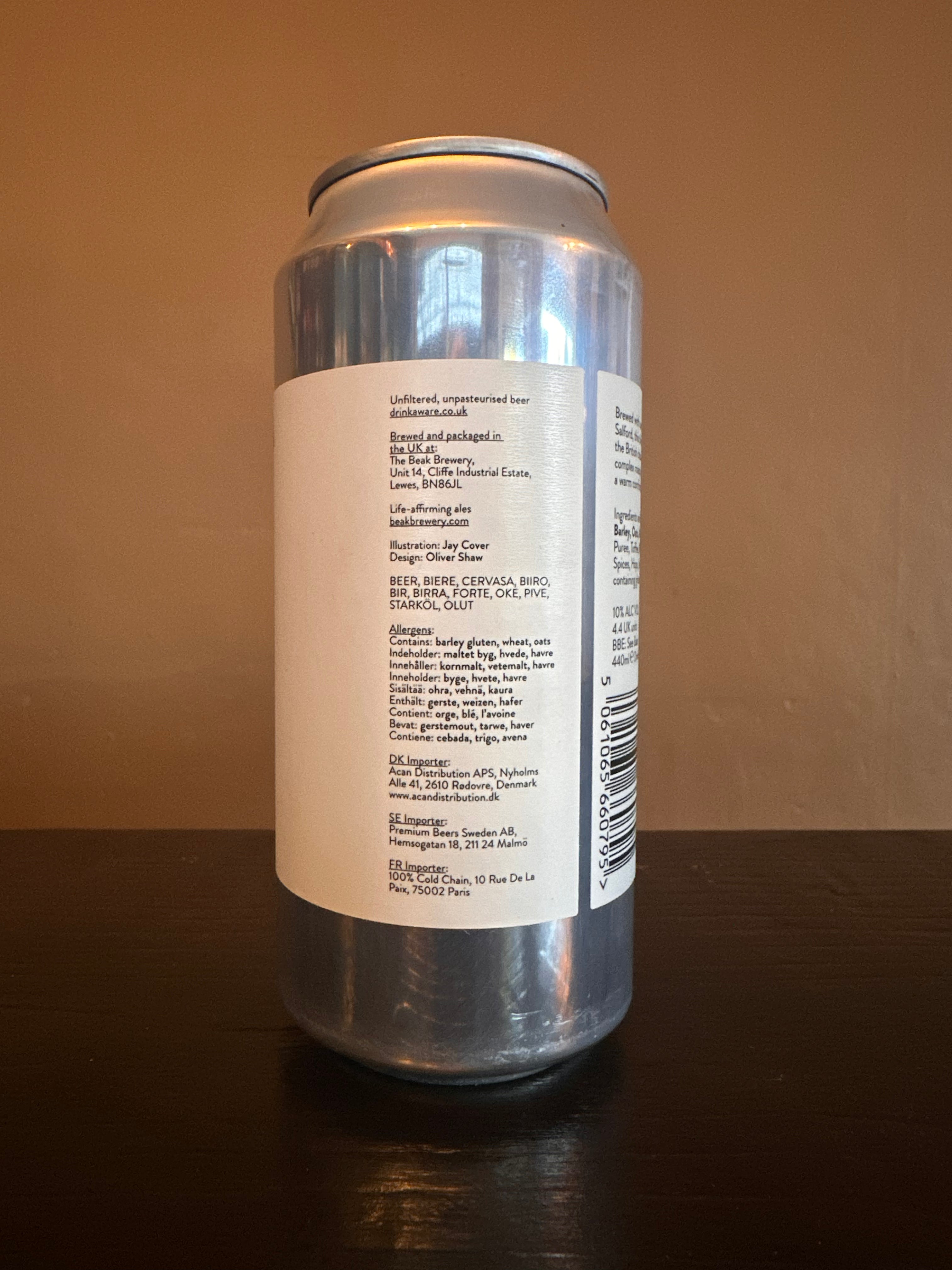 Beak x Pomona Island Hug Imperial Stout 10%