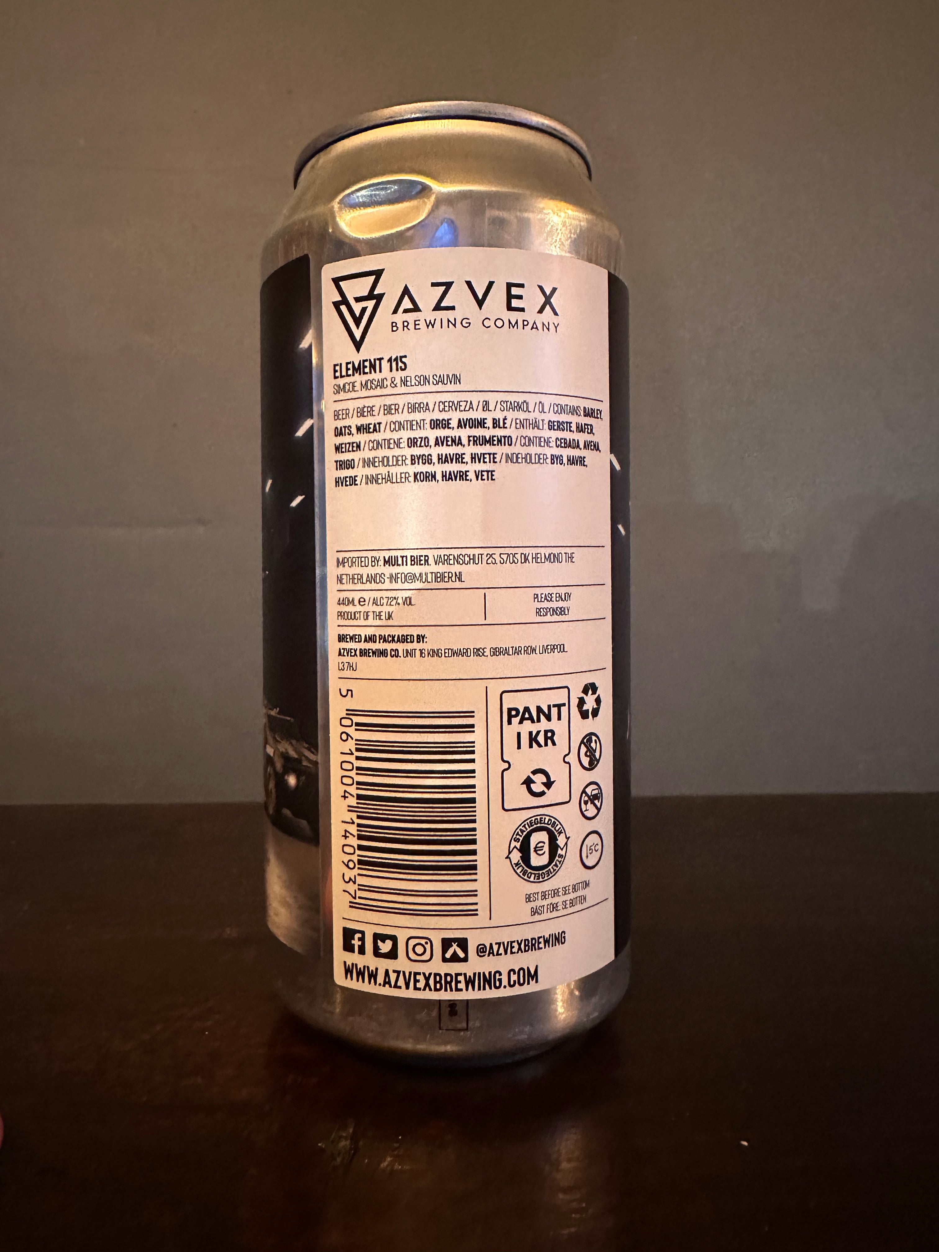 Azvex Element 115 IPA 7.2%