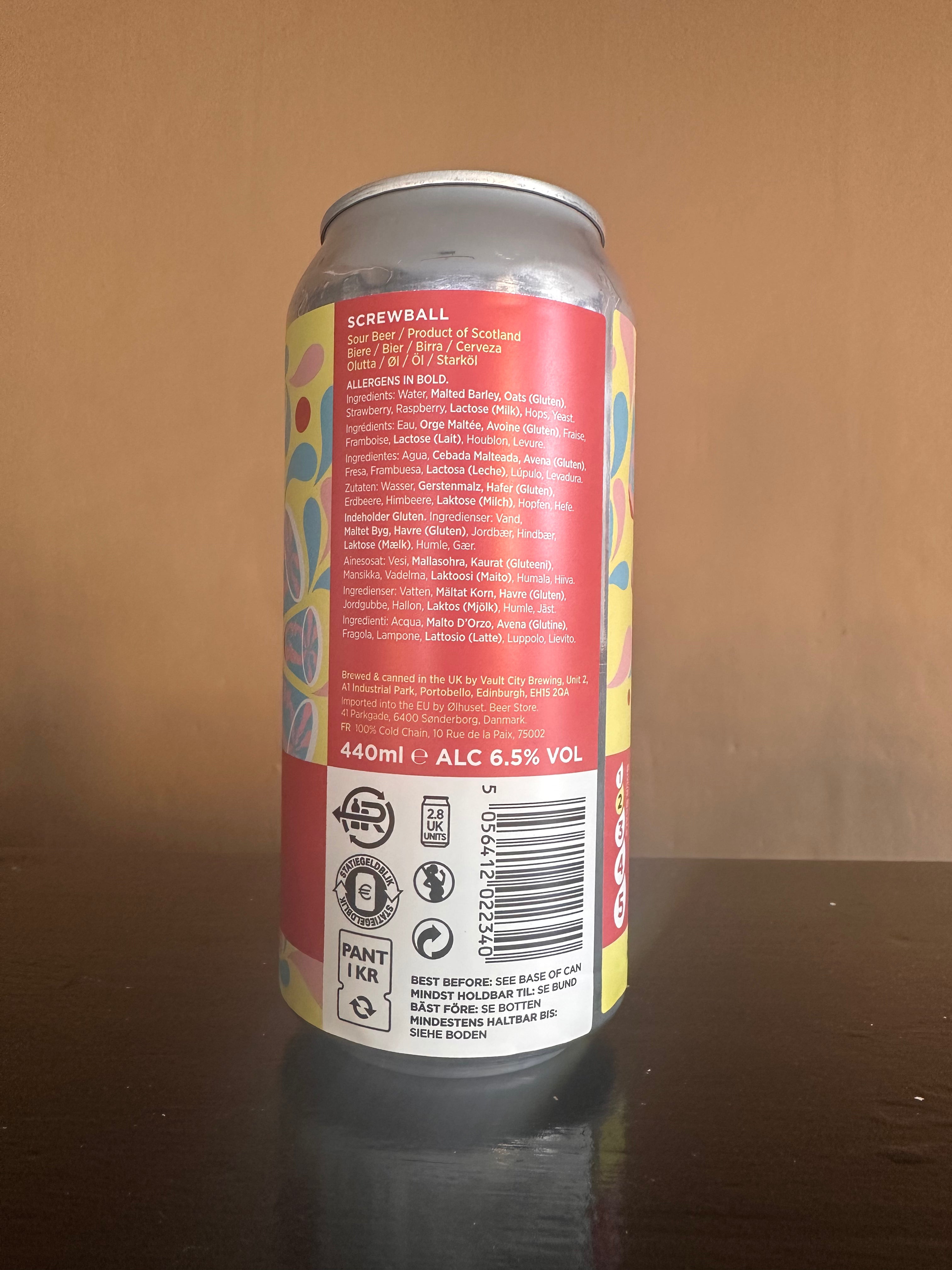Vault City Screwball Sour 6.5%