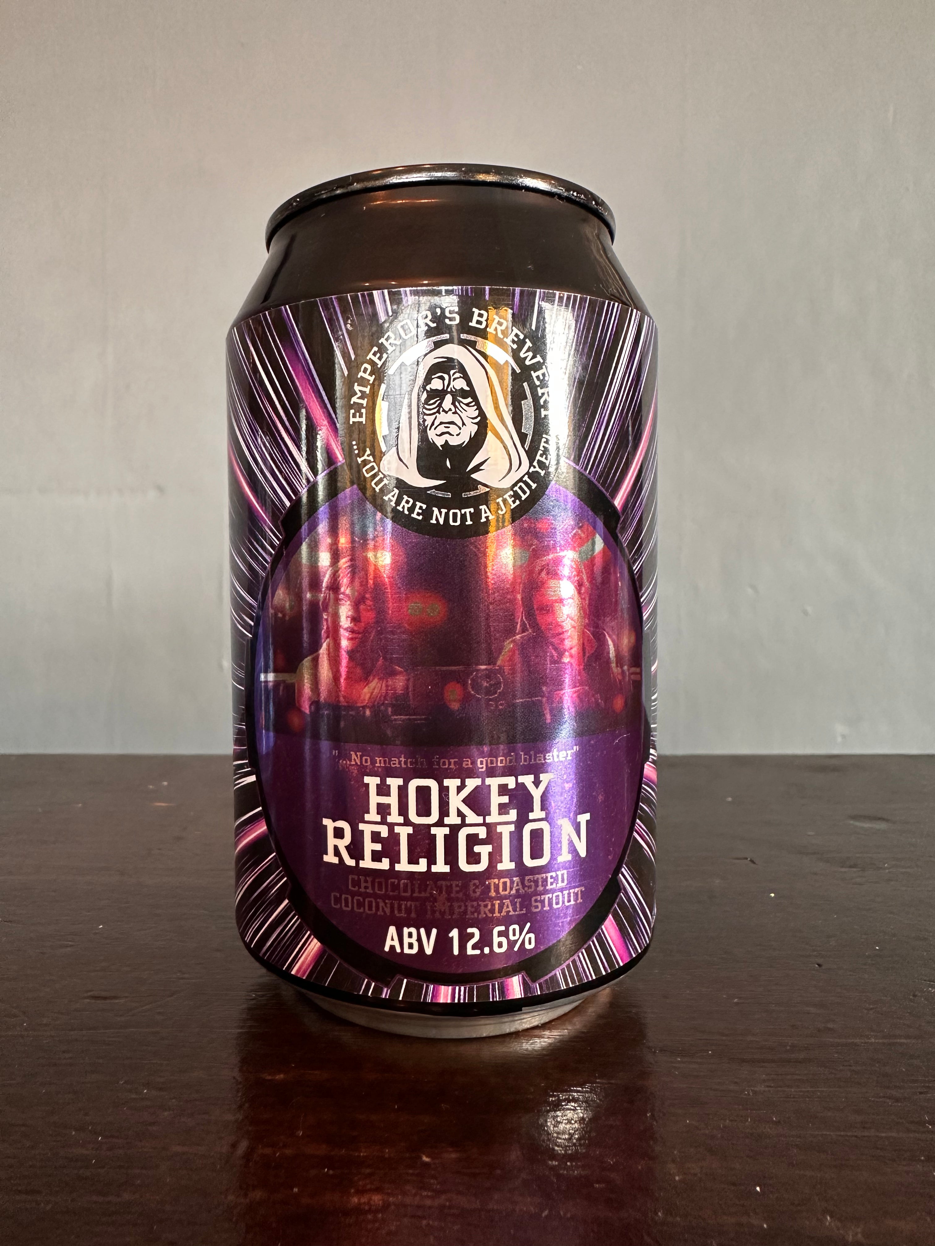 Emperor’s Hokey Religion Chocolate & Toasted Coconut Imperial Stout 12.6%