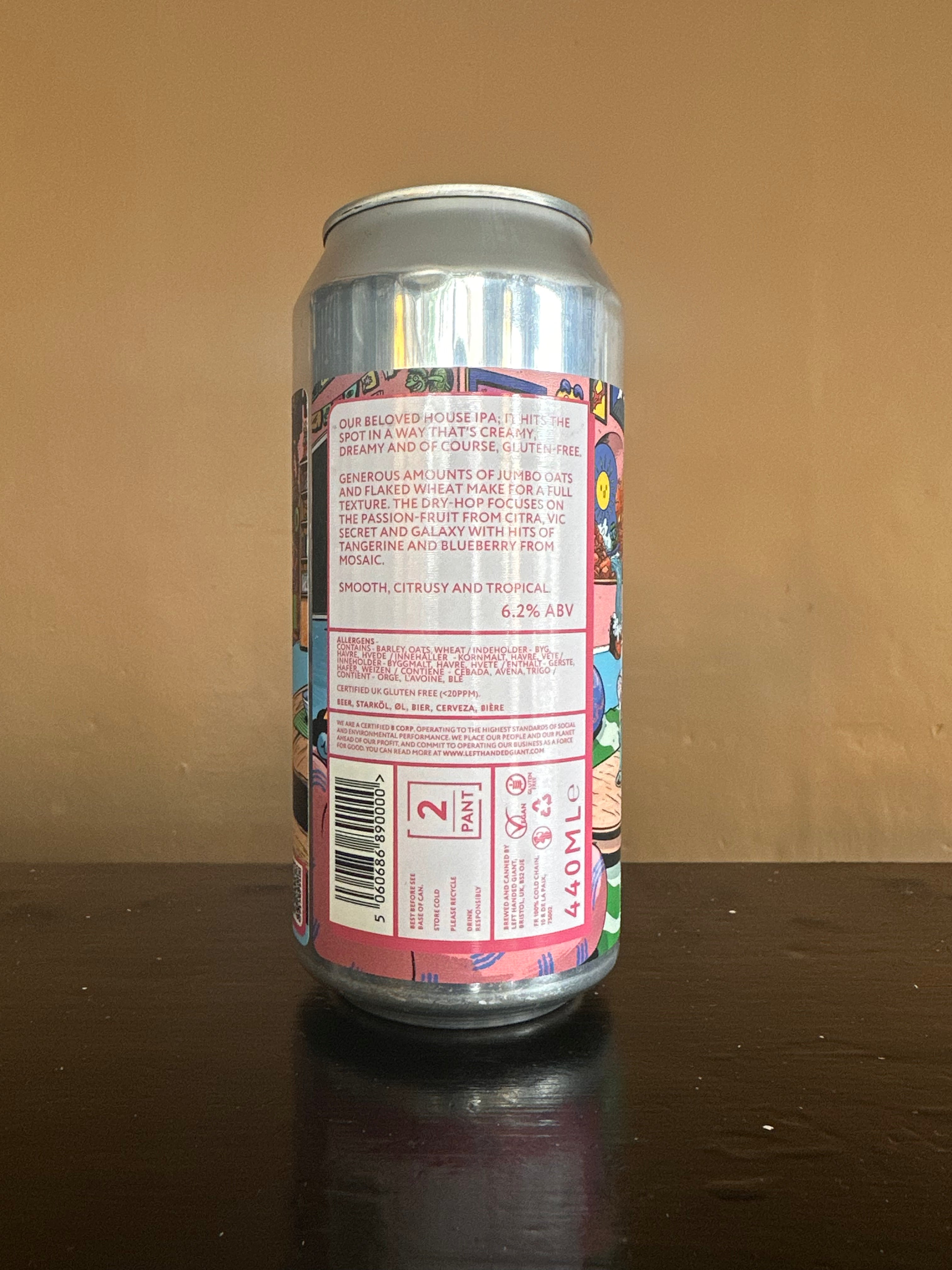 Left Handed Giant Dream House IPA 6.2%