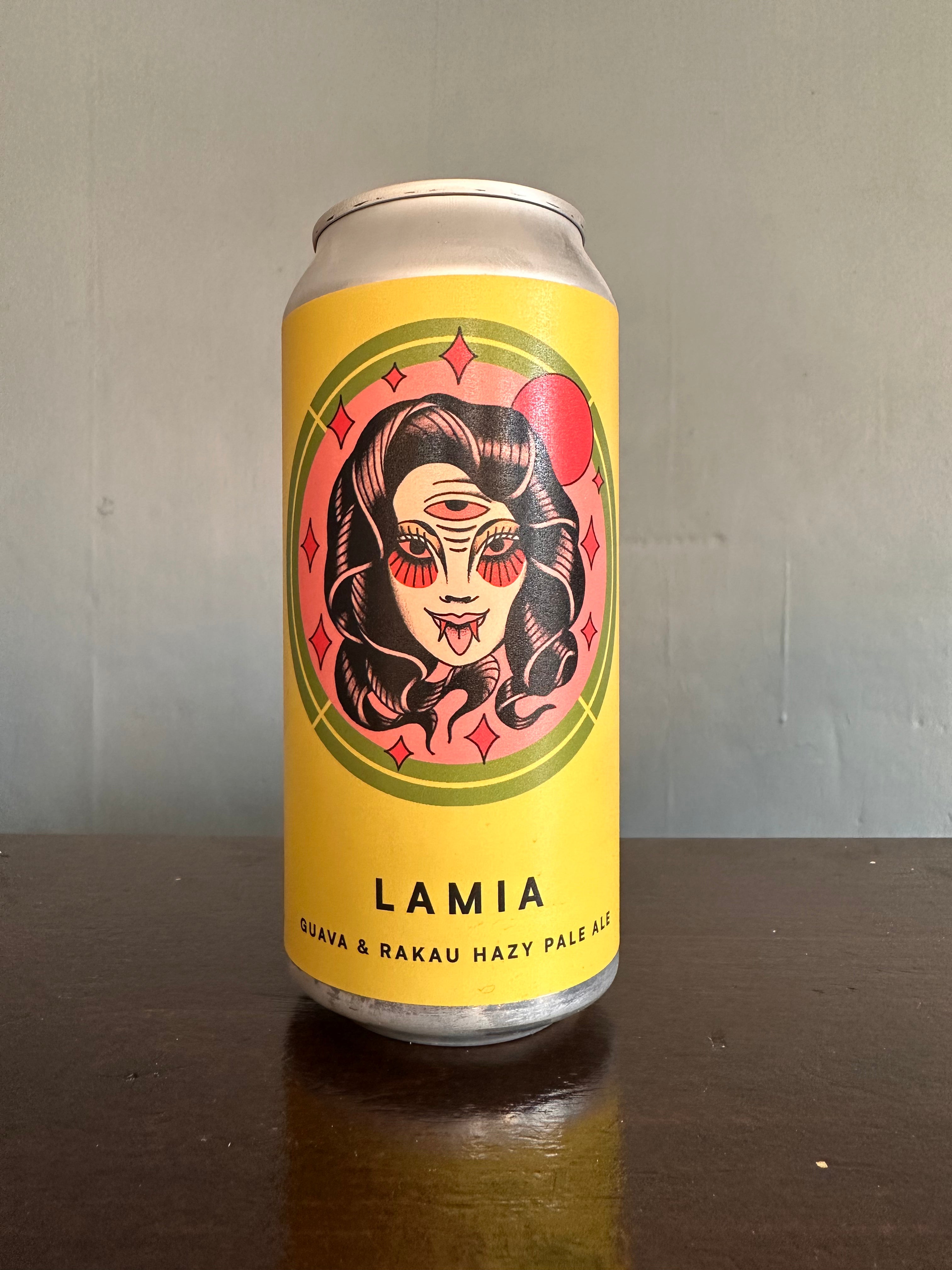 Otherworld Lamia Guava and Fakau Hazy Pale Ale 5.2%