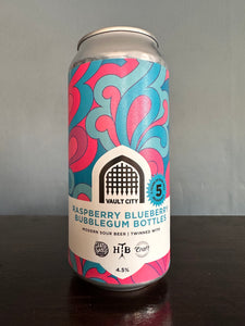 Vault City Raspberry Blueberry Bubblegum Bottles Session Sour 4.5%
