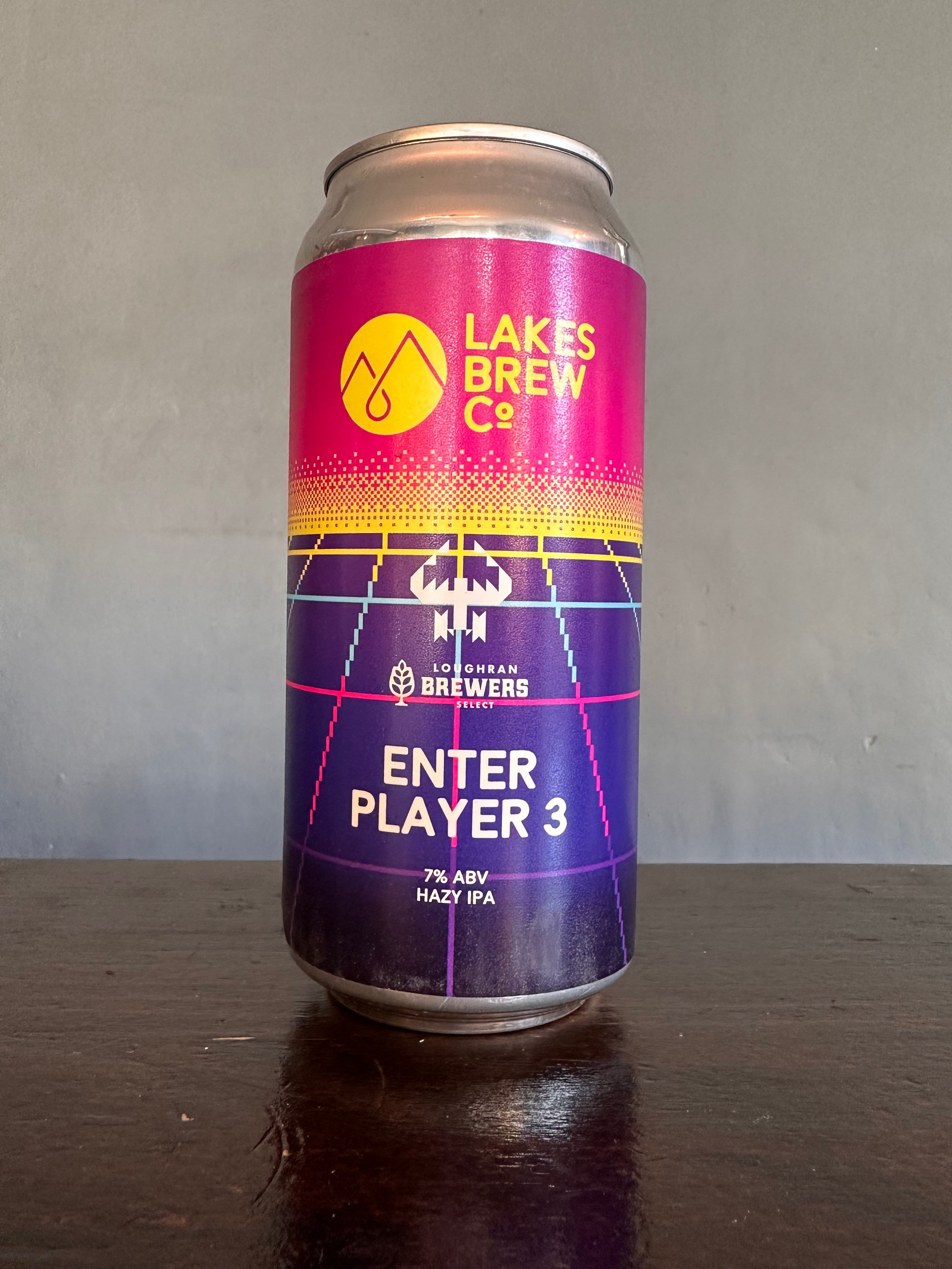 Lakes Brew Co Enter Player 3 IPA 7%