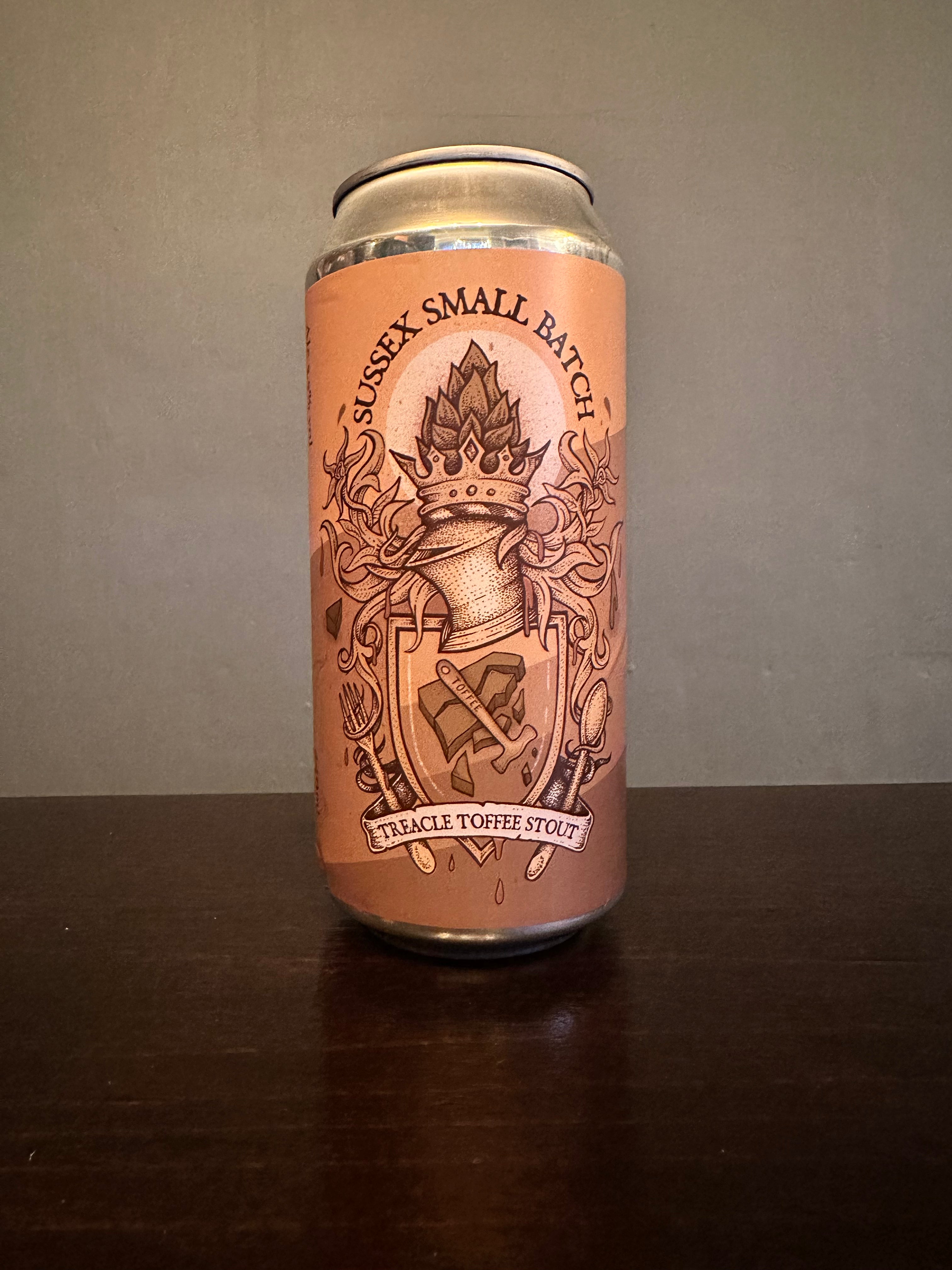 Sussex Small Batch Treacle Toffee Stout 5.5%