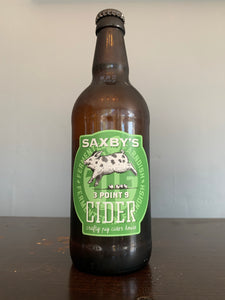 Saxby 3 Point 9 cider 3.9%