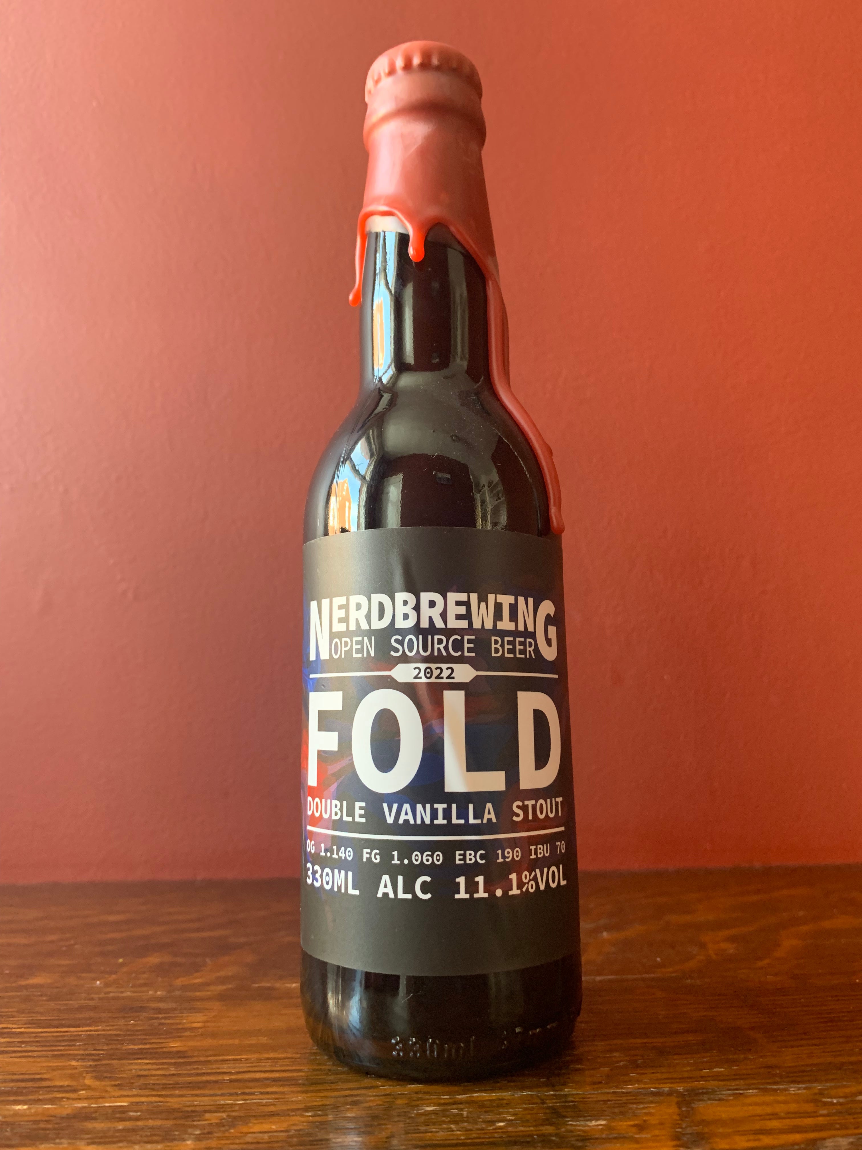 Nerd Brewing Fold: Double Vanilla Imperial Pastry Stout 11.8%